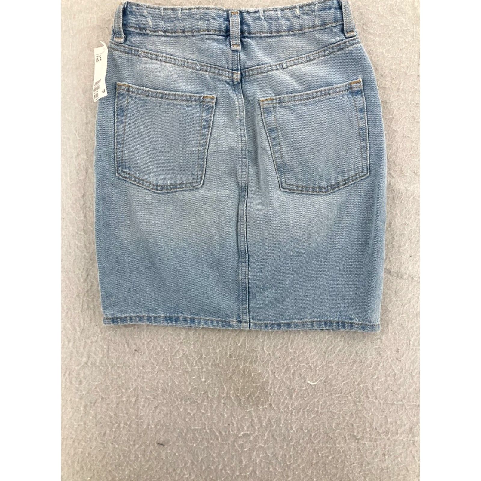 H&M H&M Jean Skirt Womens 4 Distressed NWT Size 27" / US 4 / IT 40 - 6 Thumbnail