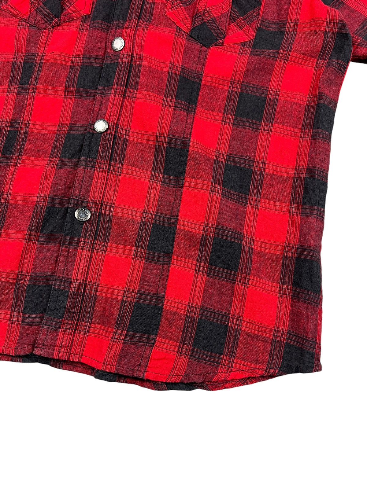 If Six Was Nine × In The Attic × Japanese Brand In The Attic Tartan Cross Poem Hooded Button Shirt Size US S / EU 44-46 / 1 - 3 Thumbnail