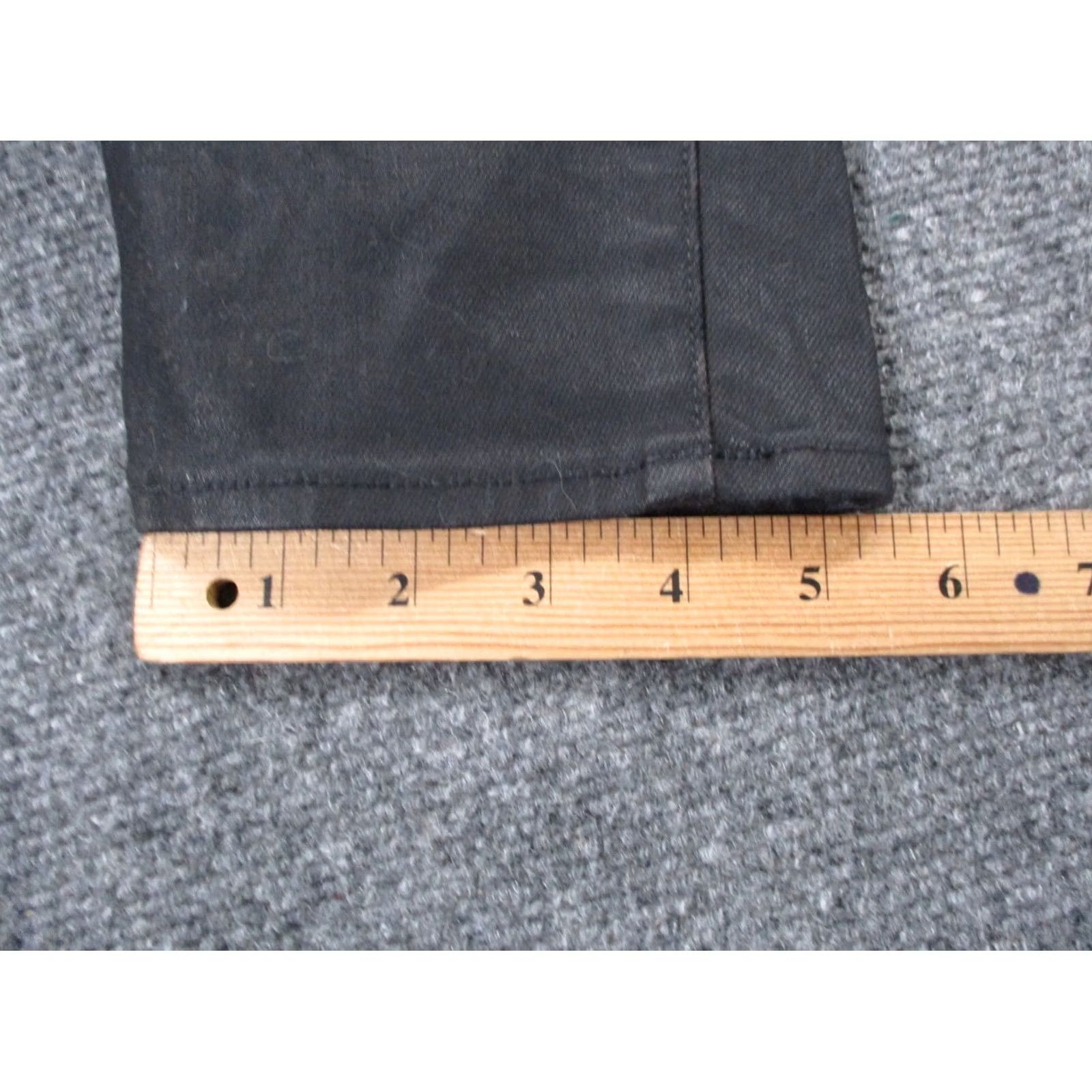 G-Star G-Star Jeans Men 29x32 Black Denim Raw Revend Skinny Straight 90s Skater Mens Jeans Black Denim 29x32 Dark Wash Button Zip Logo Accents Size US 29 - 5 Thumbnail
