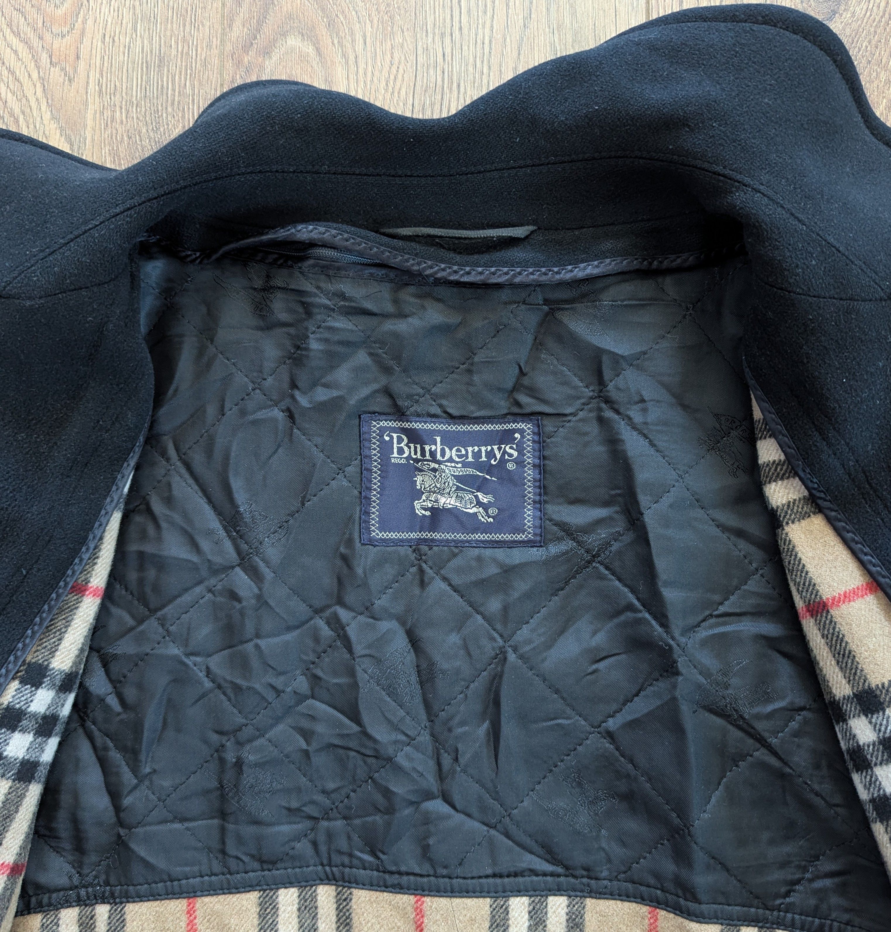 Burberry Vintage BURBERRYS Wool Cashmere Men's Coat + Novachek Lining Size US L / EU 52-54 / 3 - 10 Thumbnail