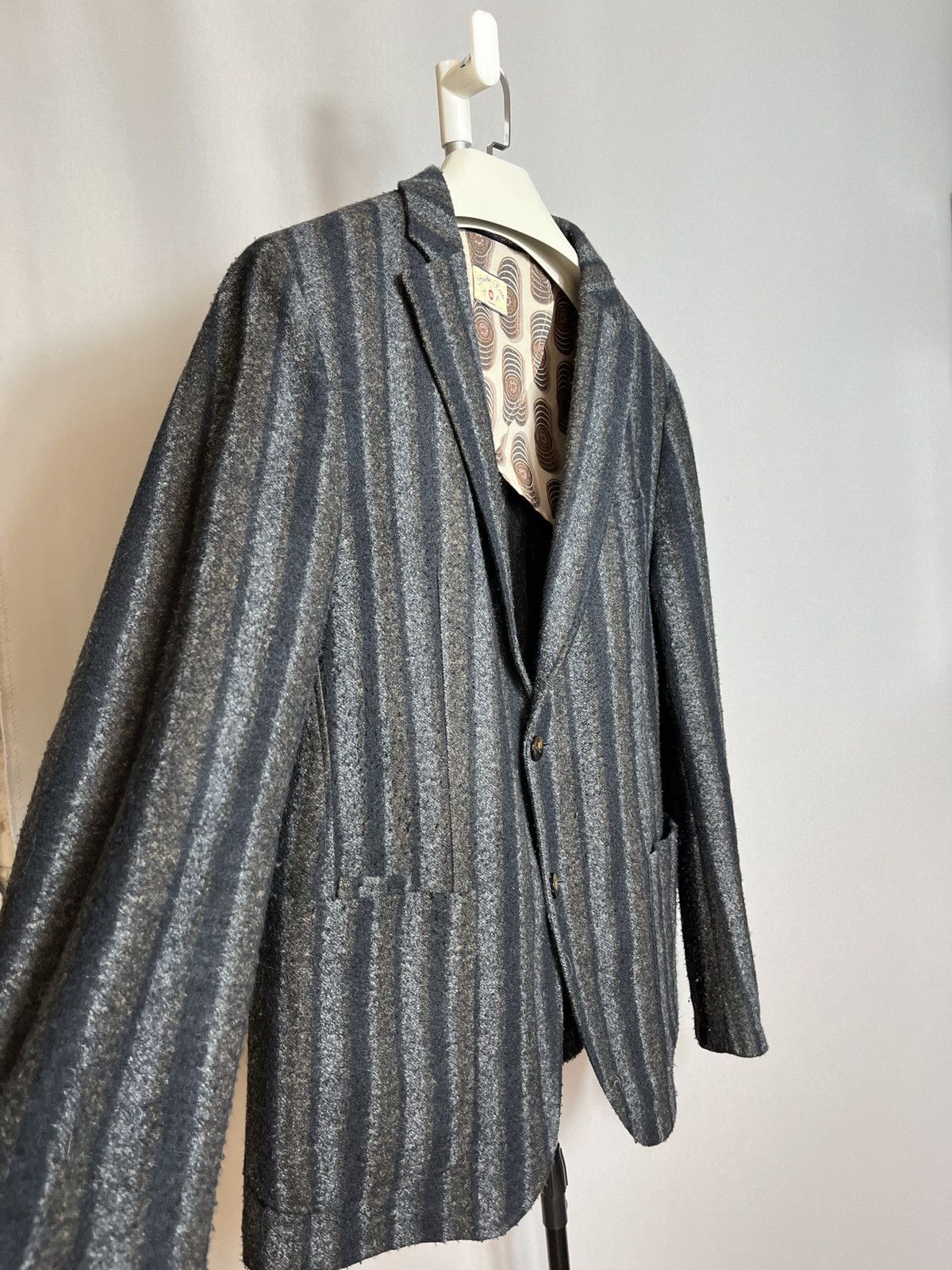 Designer × Savile Row Savile Row Club of Gents Sakko Lanificio Roma Slim Jacket Size 44R - 3 Thumbnail