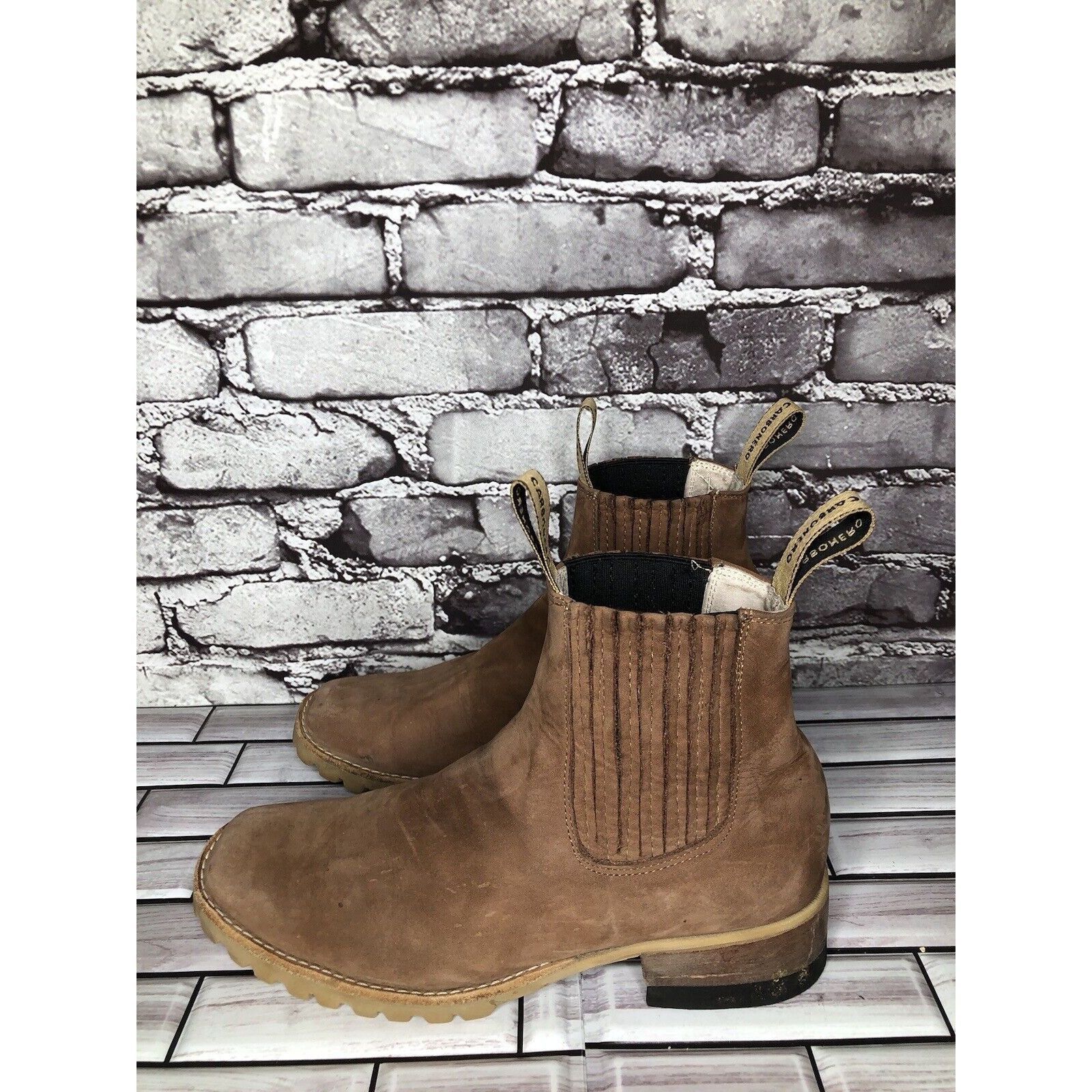 Other Carbonero Botin Traditional Brown Leather Chelsea Ankle Heel Size US 6 / IT 36 - 5 Thumbnail