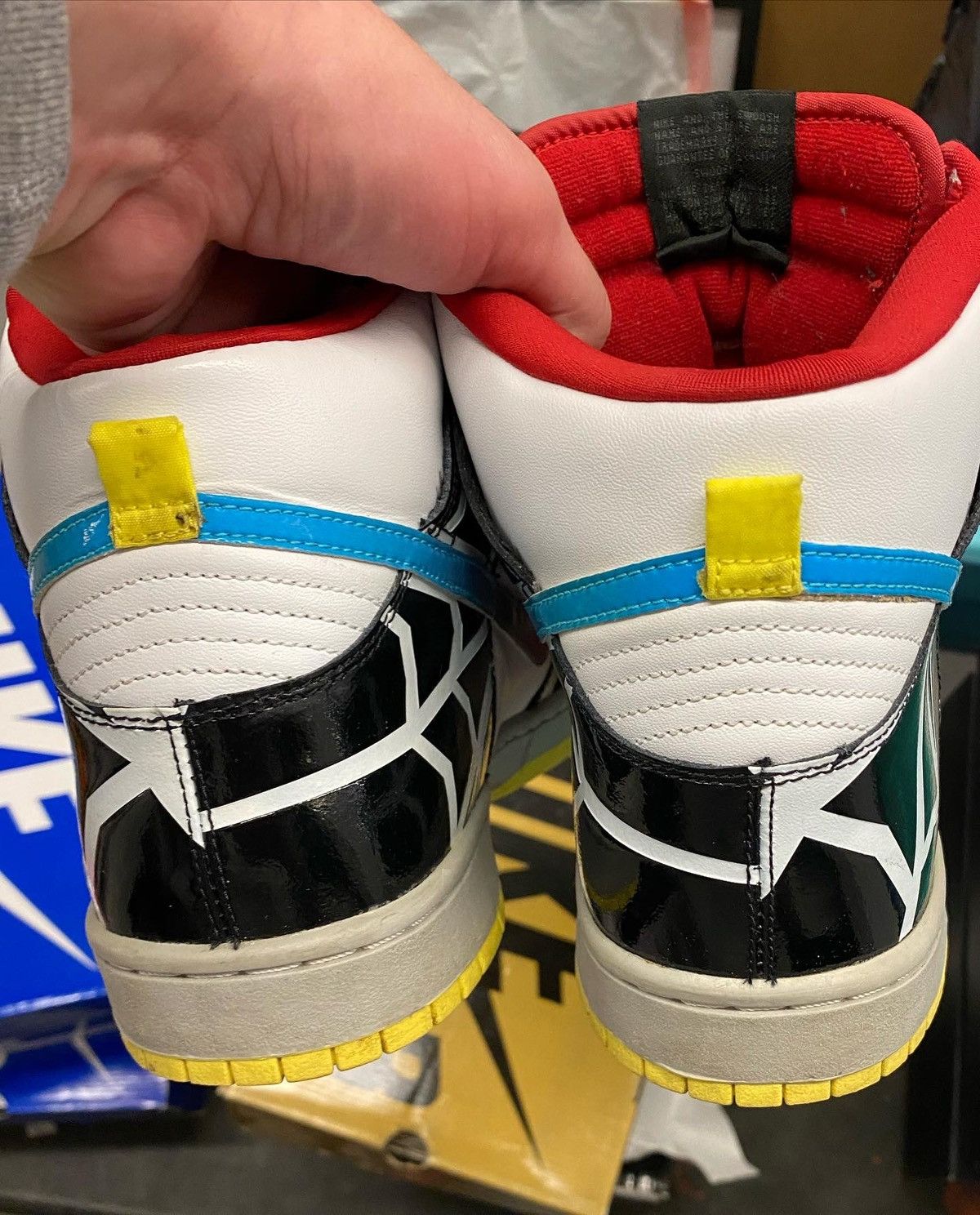 Nike SB Nike SB THRASHIN Dunk High - 2008 Size US 13 / EU 46 - 6 Thumbnail