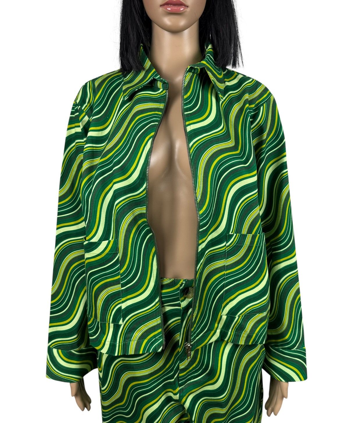 Other Ilk + Ernie Printed Suit Jacket and Pants Cotton size M Size M / US 6-8 / IT 42-44 - 10 Thumbnail