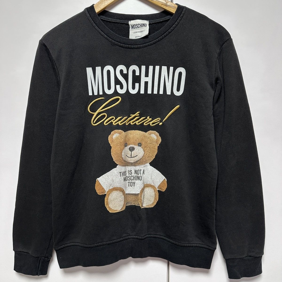 Moschino Moschino sweatshirt with a bear pattern Size S / US 4 / IT 40 - 2 Thumbnail