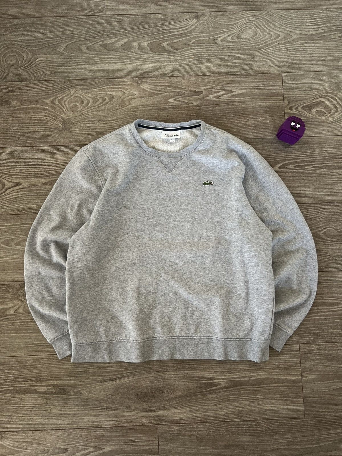 Lacoste Lacoste Sport Casual Fit Crewneck Grey Sweatshirt Size US XL / EU 56 / 4 - 11 Thumbnail
