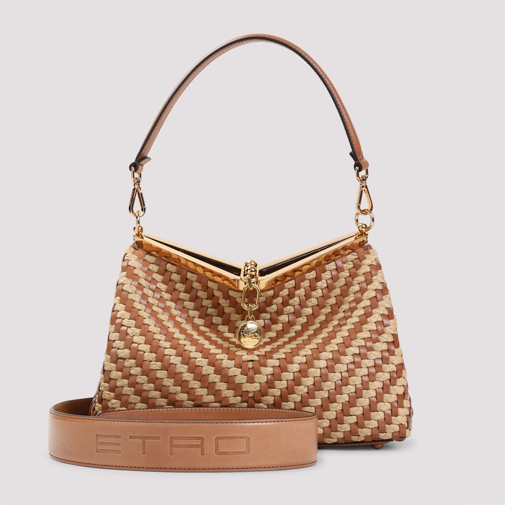 Etro Etro Etro Vela M Rafia Shoulder Bag (OS UNICA) Size ONE SIZE - 1 Thumbnail