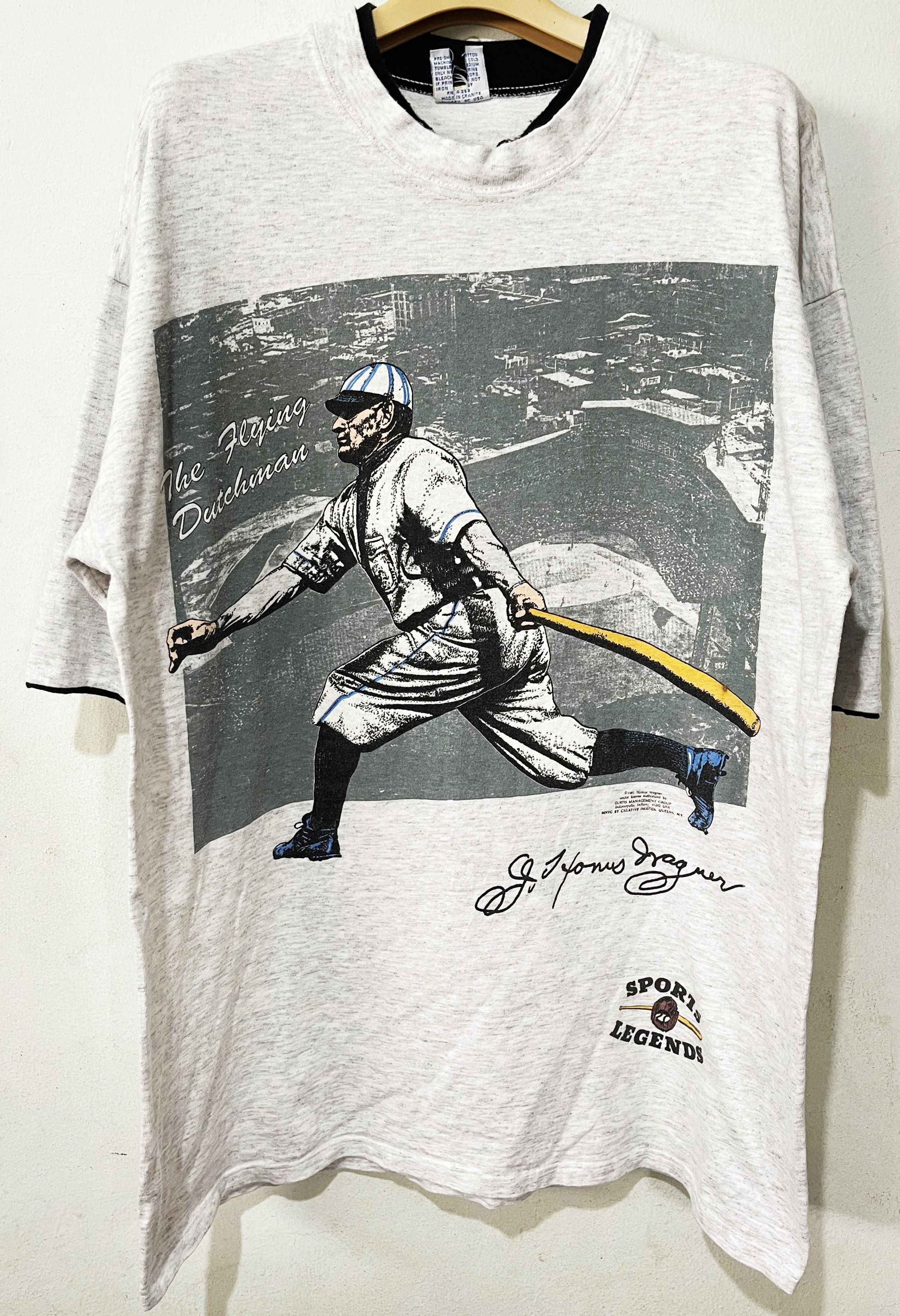 MLB × Vintage Vintage 1991 Honus Wagner Shirt Size US L / EU 52-54 / 3 - 1 Thumbnail