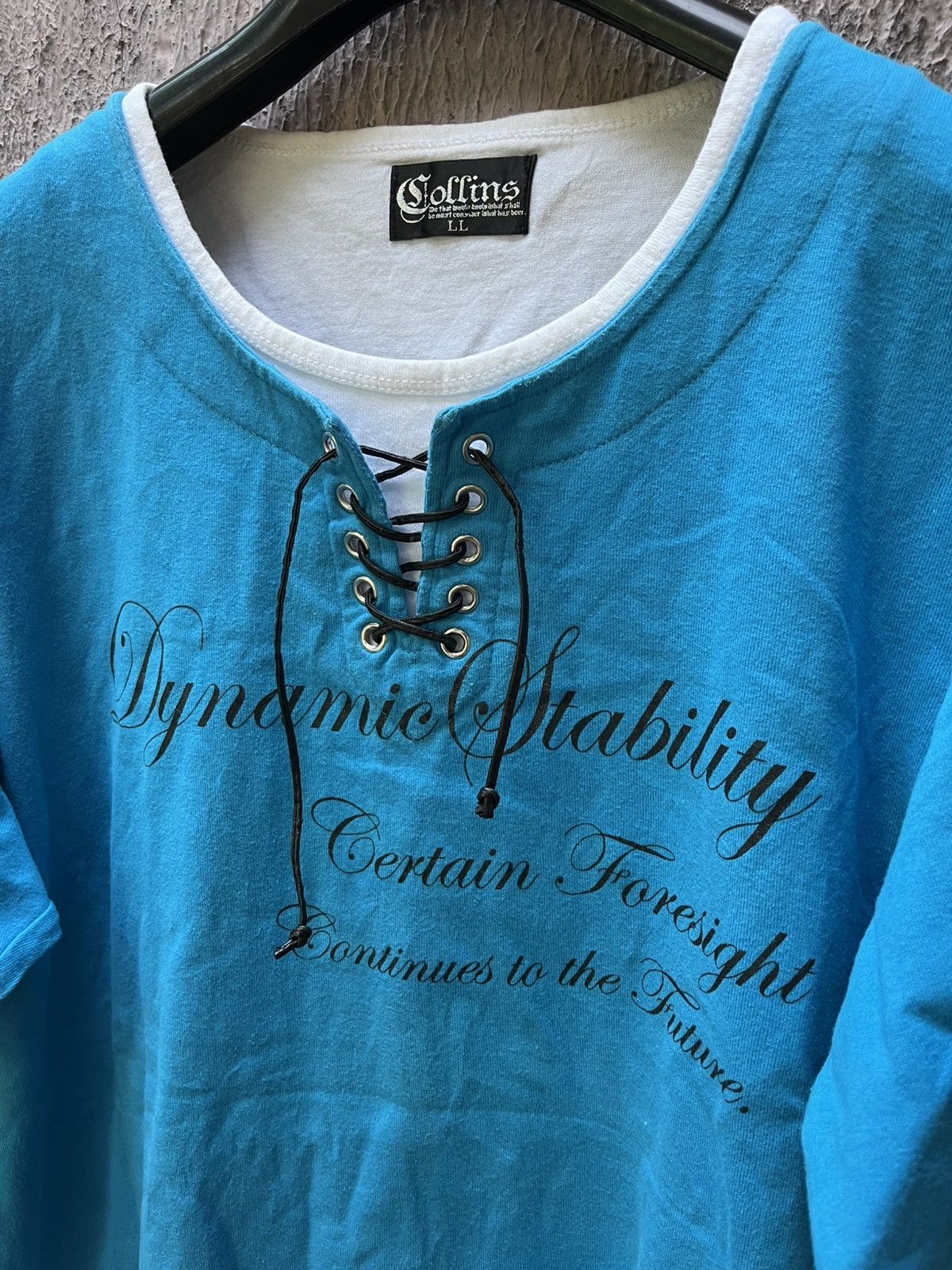 Japanese Brand 1990s Collins Poem lgb style Size US L / EU 52-54 / 3 - 2 Thumbnail
