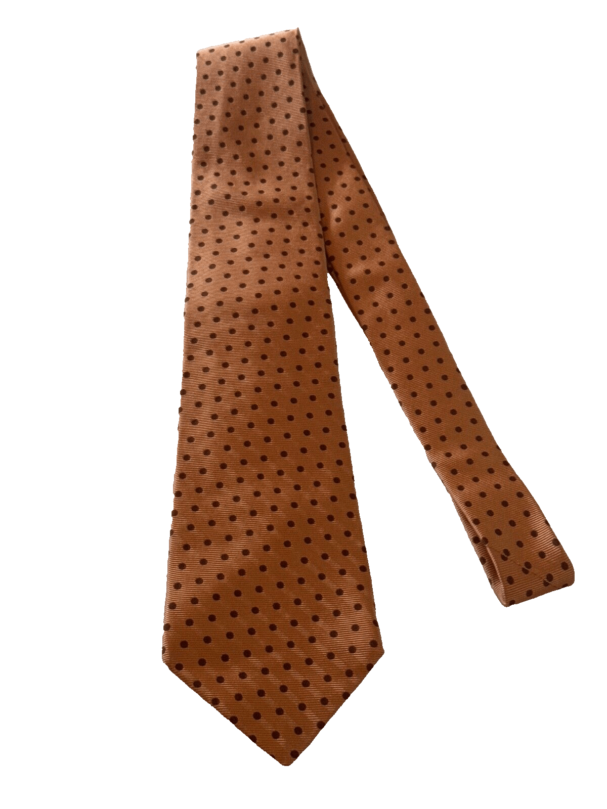 Kiton Kiton 7 Fold Neck Tie Gold Geometric Red Dots Silk 3.75x59 Size ONE SIZE - 3 Thumbnail