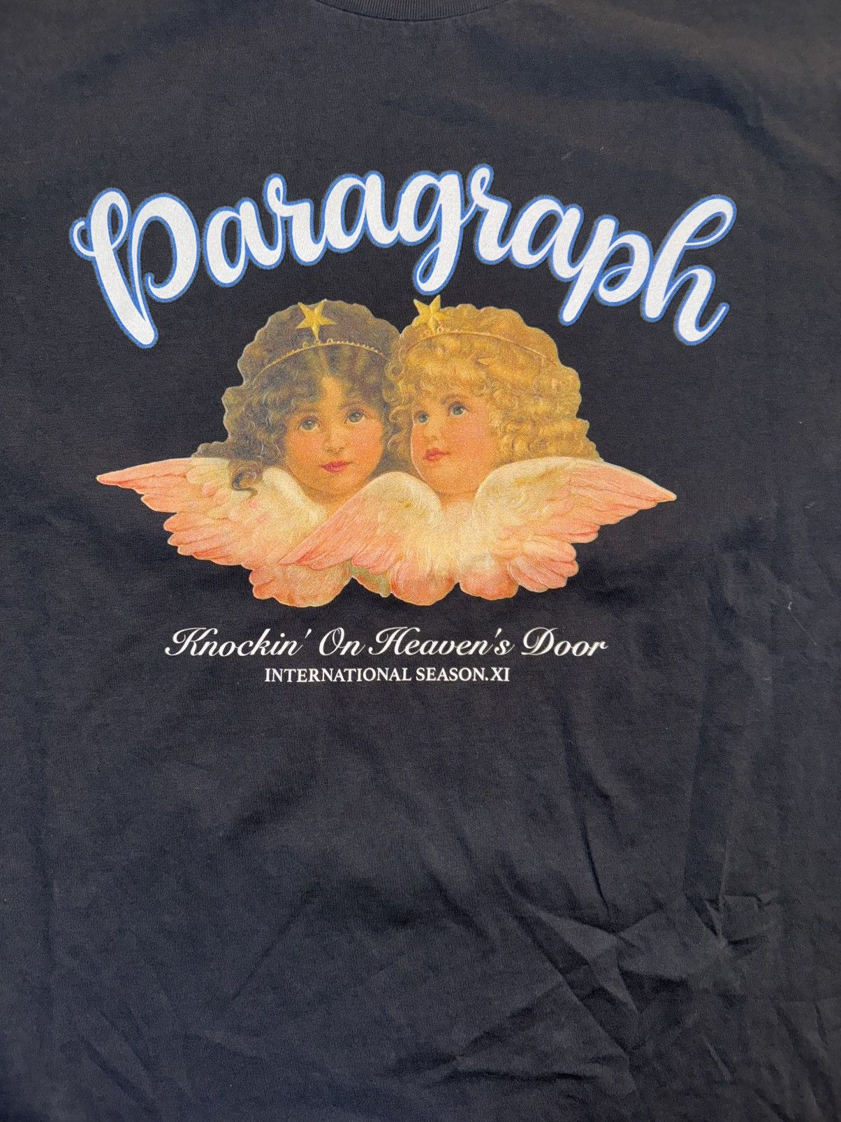 Other Paragraph Twin Angels Heavyweight Streetwear Graphic Tee Size US XL / EU 56 / 4 - 2 Thumbnail