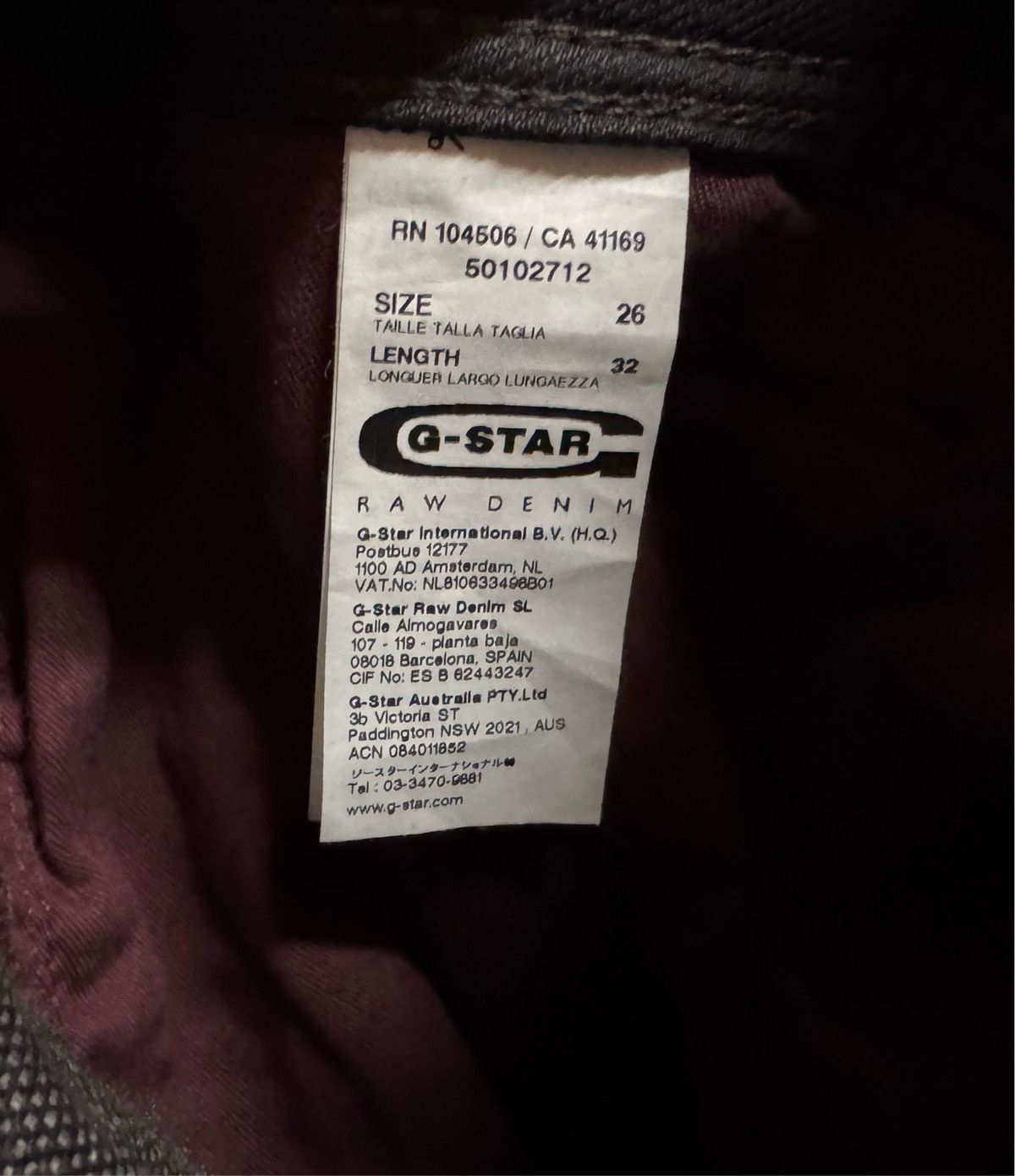 G-Star Pants G-Star Raw Size 26" / US 2 / IT 38 - 3 Thumbnail