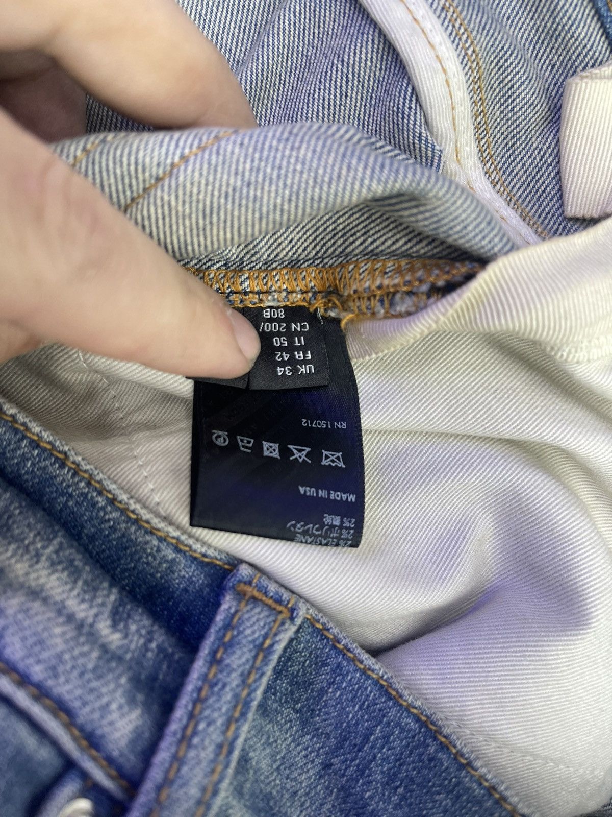 Amiri Amiri Flame Jeans ( Blue/Orange/ Red) Size US 34 / EU 50 - 10 Thumbnail