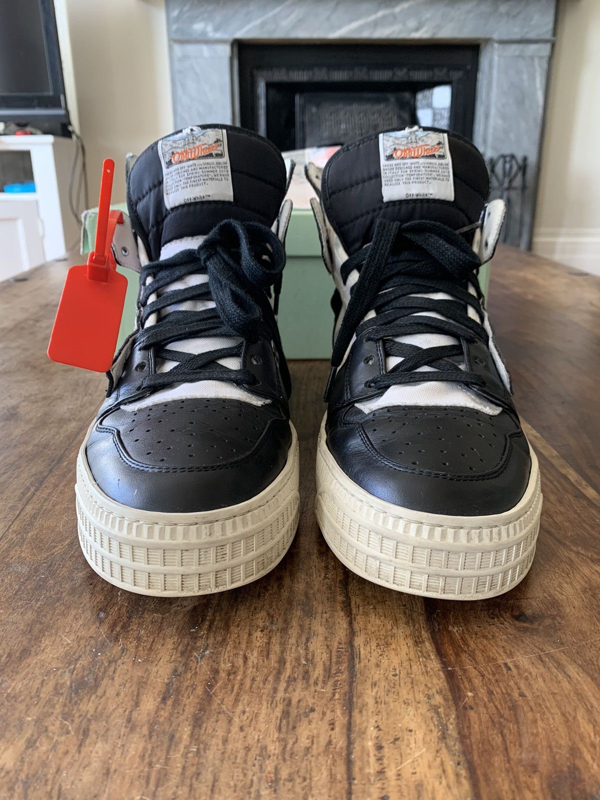 Off-White SS2018 Rare Off-White Sample Pack Off Court 3.0 Black White Size US 10 / EU 43 - 4 Thumbnail