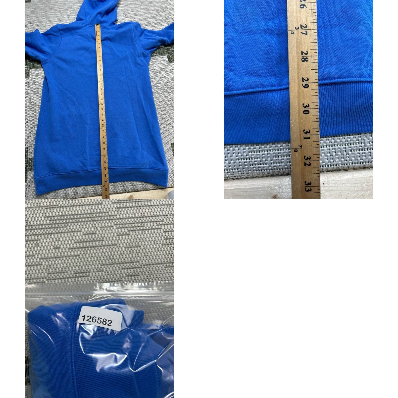 KangaROOS Columbia Fremont Hoodie Mens XL Blue Brushed Fleece Cotton Kangaroo Pockets Hooded Size US XL / EU 56 / 4 - 8 Thumbnail