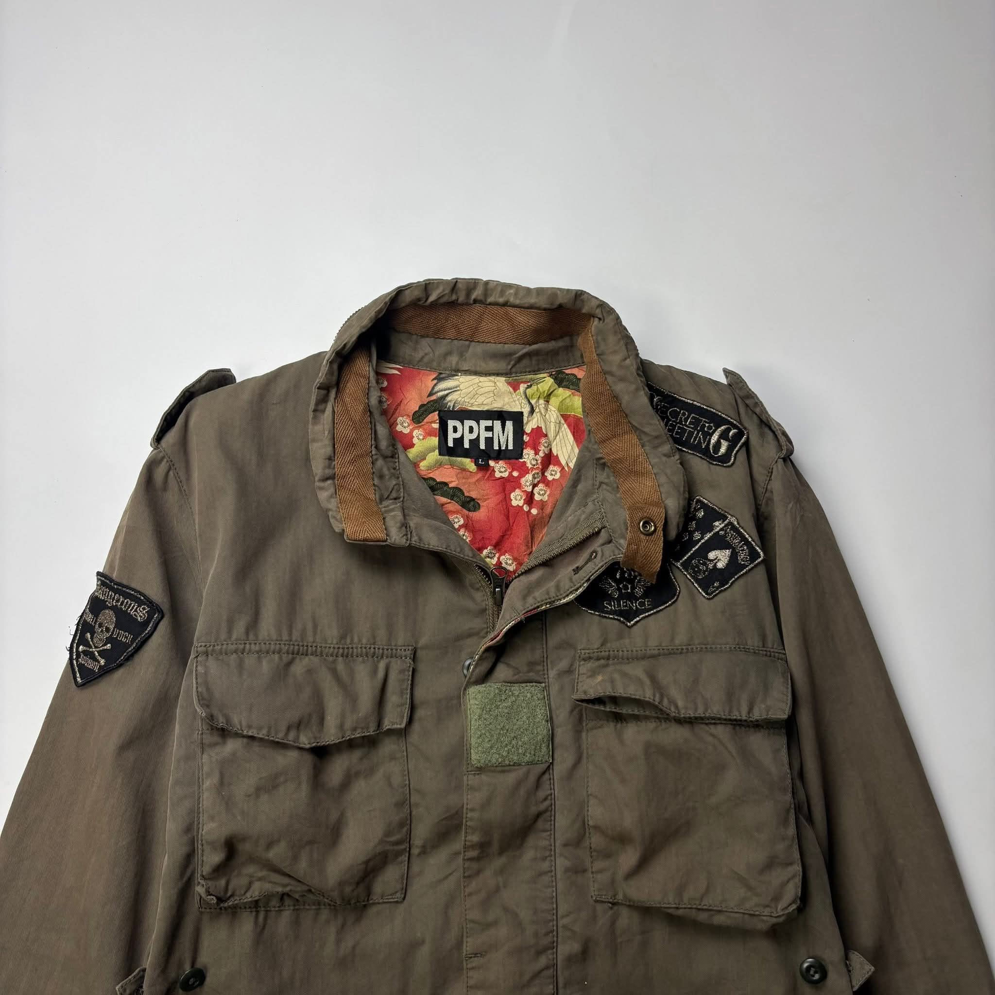 PPFM Vintage PPFM Military Jacket X Sukajan Size US M / EU 48-50 / 2 - 3 Thumbnail