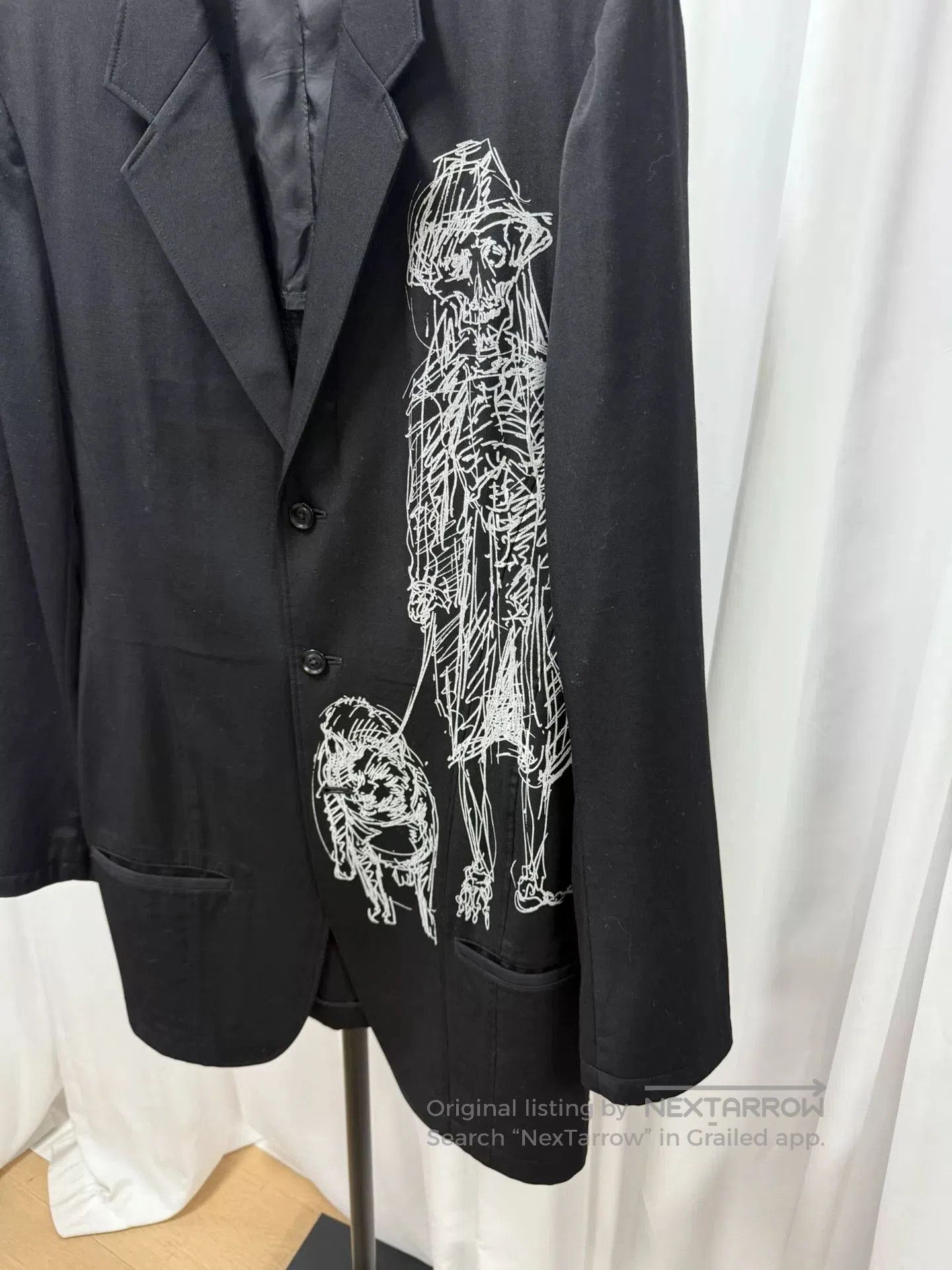 Yohji Yamamoto Yohji Yamamoto Pour Homme Dog Walk Blazer. Size US S / EU 44-46 / 1 - 2 Thumbnail