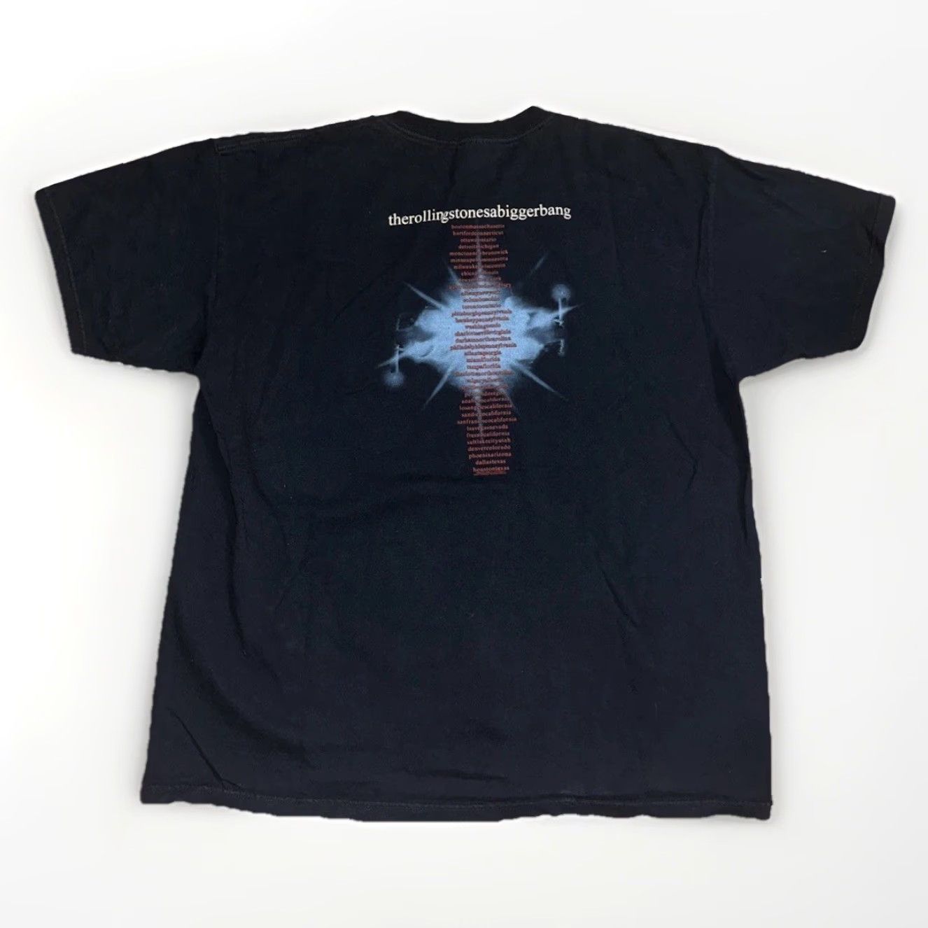 Vintage VINTAGE Rolling Stones A Bigger Bang Tour T-Shirt XL Black Mens Band Tee 90s USA Shirt Size US XL / EU 56 / 4 - 4 Thumbnail