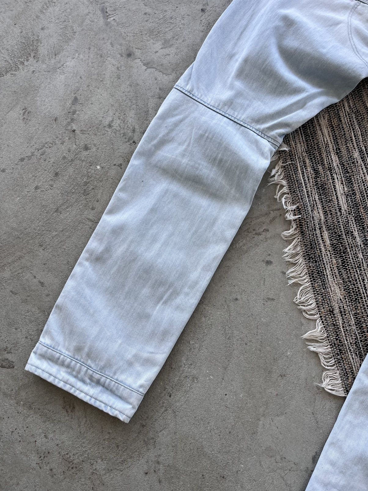 G-Star Vintage GStar Raw Moto Denim Jeans 38x36 Blue Knee Panel Y2K Size US 38 / EU 54 - 13 Thumbnail