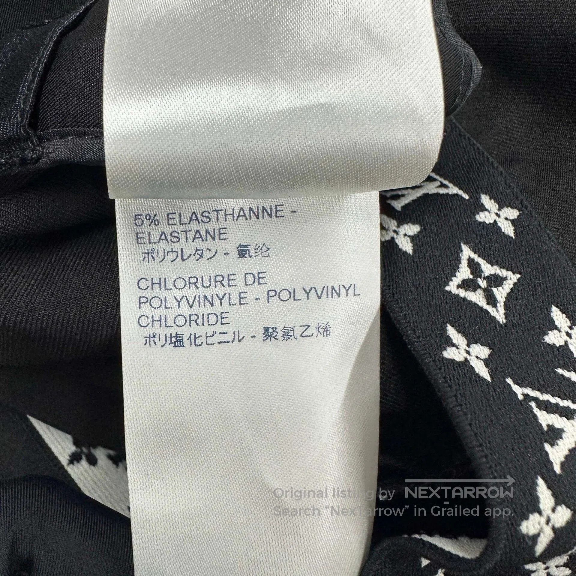 Louis Vuitton LV Black Logo Waist Casual Pants. Size US 26 / EU 42 - 8 Thumbnail