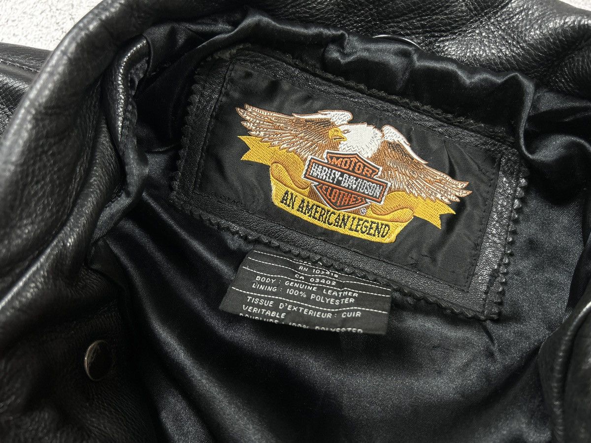 Harley Davidson × Vintage Harley Davidson Leather Jacket 100th anniversary Size US M / EU 48-50 / 2 - 11 Thumbnail