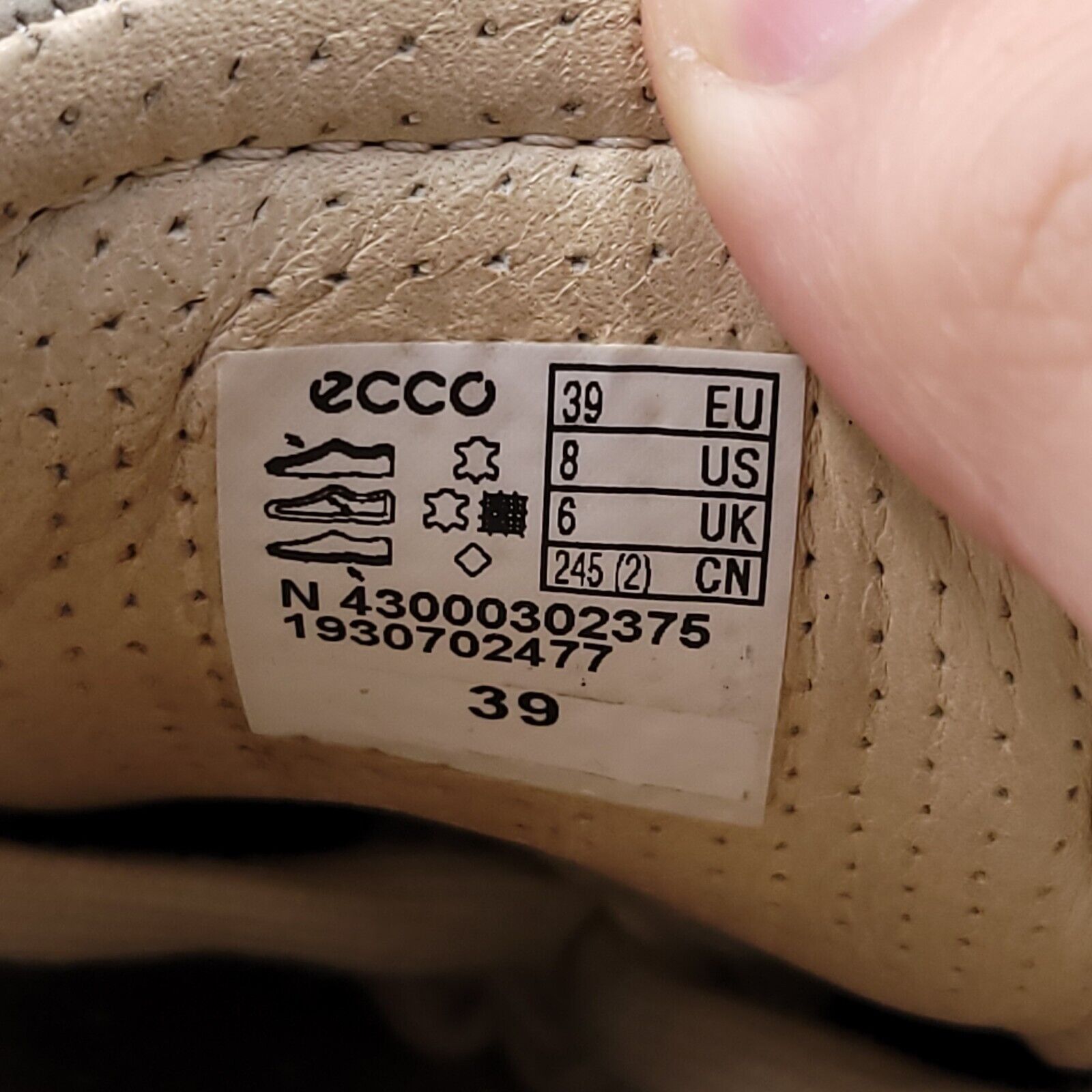 Ecco Ecco Outdoor Sneaker Shoe Womens Size 8 43000302375 Gray Size US 8 / IT 38 - 9 Thumbnail
