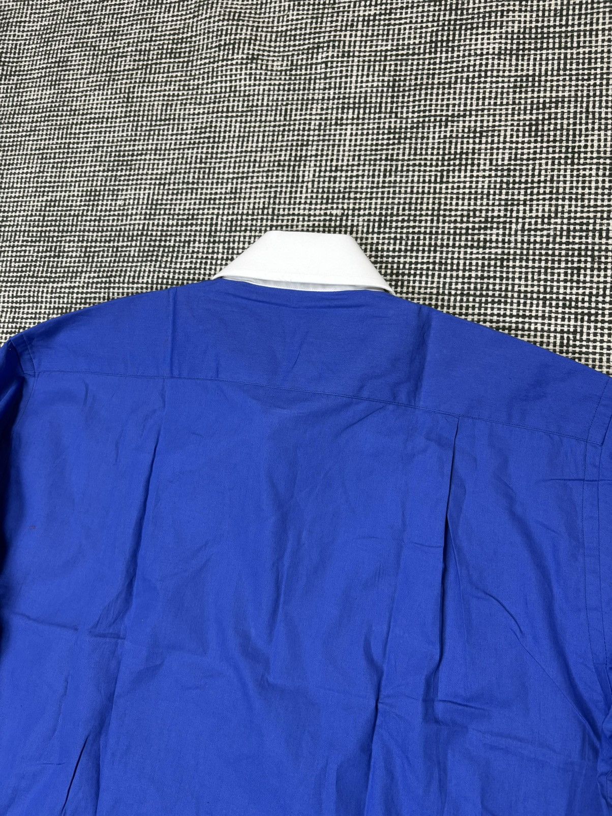 Katharine Hamnett London Katharine Hamnett london avant garde blue white shirt NOS Size US XL / EU 56 / 4 - 3 Thumbnail