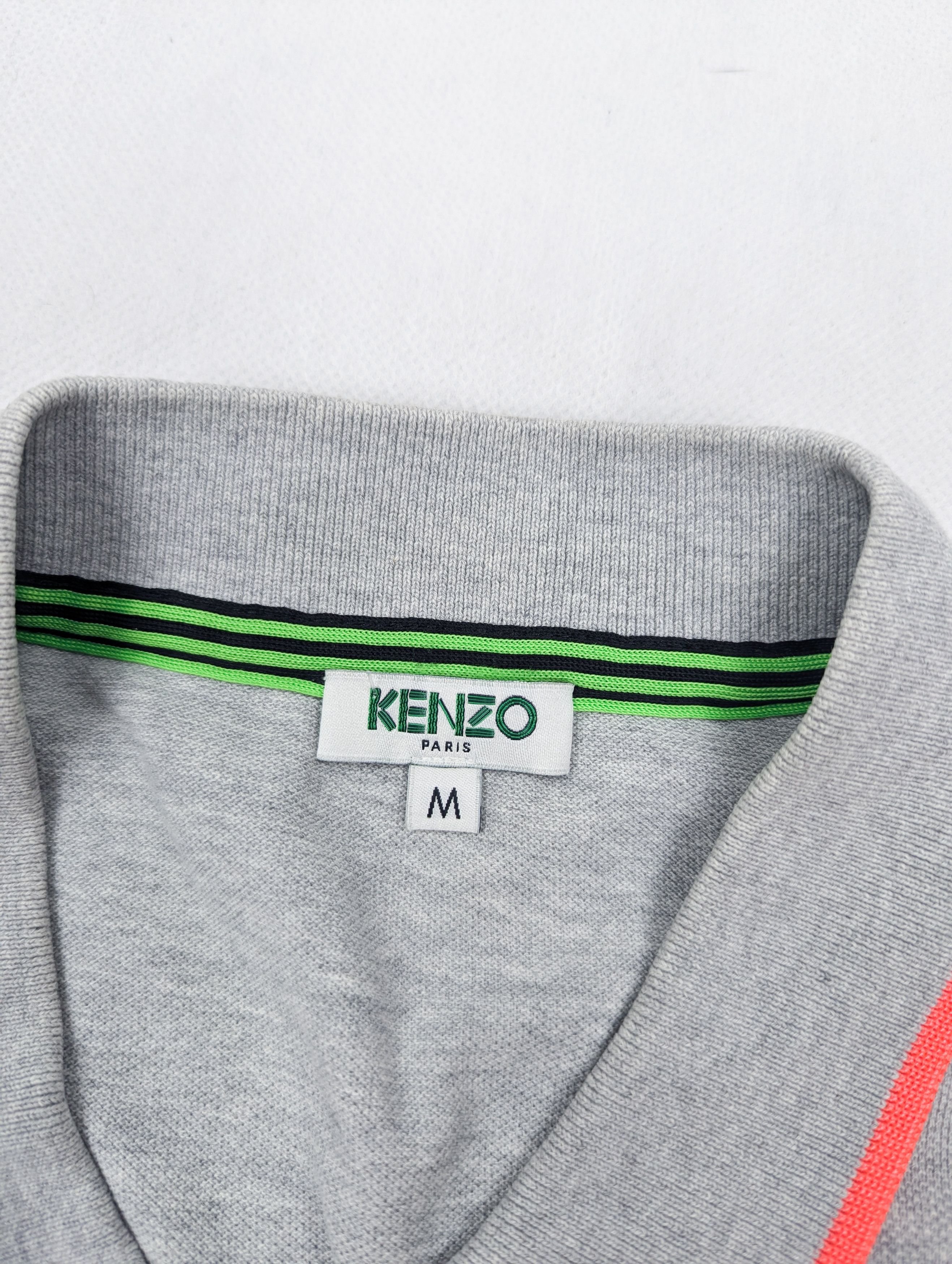 Kenzo Kenzo grey polo t-shirt M Size US M / EU 48-50 / 2 - 3 Thumbnail