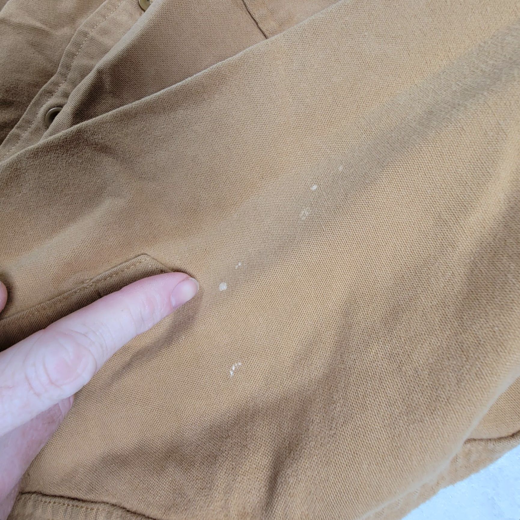 Vintage LLBEAN Workwear Fleece Lined Shirt Jacket Adult Large Tan Brown Shacket Plaid Lined 90s Grunge Retro Casual Workwear Mens Size US L / EU 52-54 / 3 - 5 Thumbnail