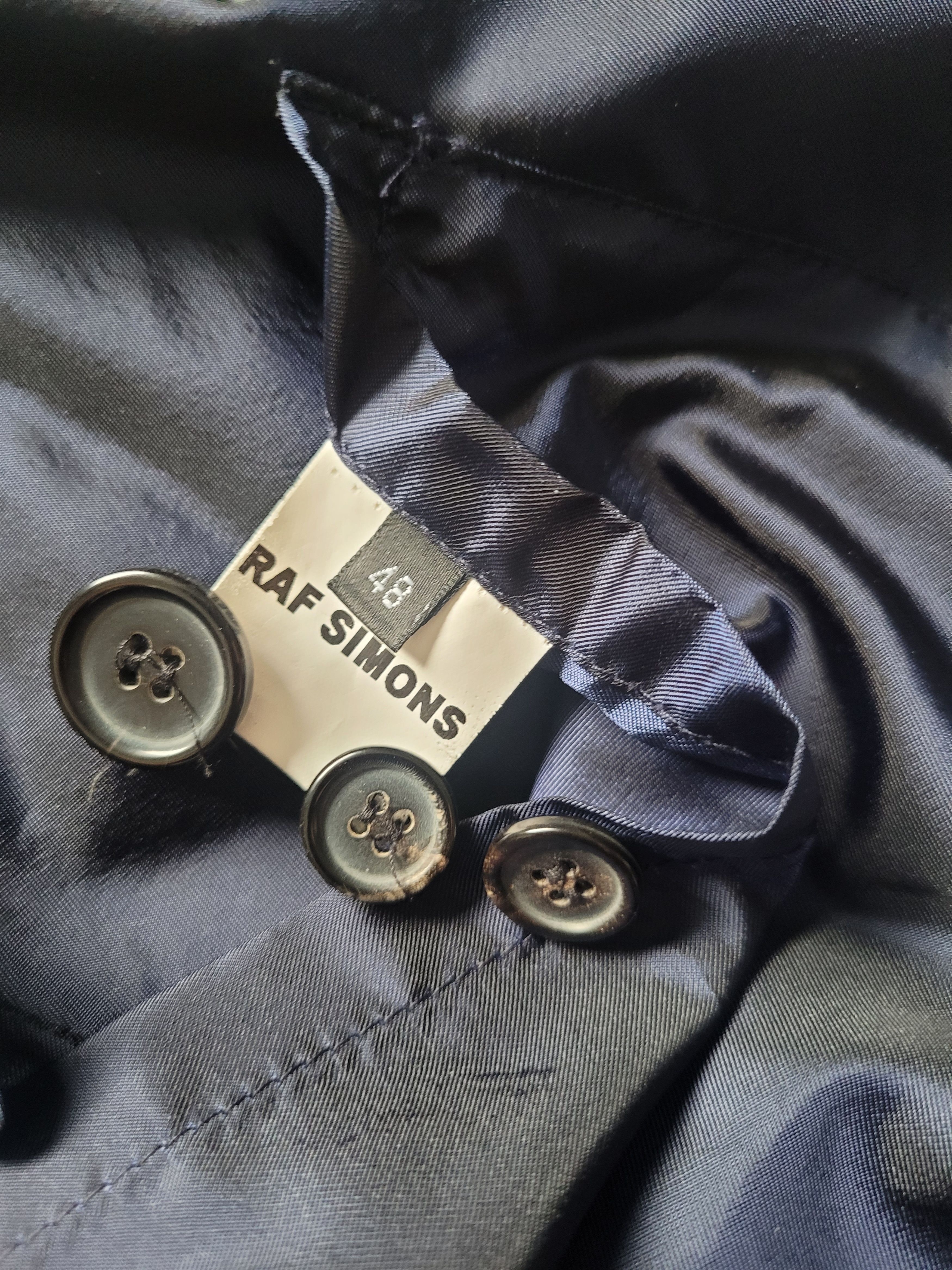 Raf Simons Raf Simons Archival Navy Trench Coat, fantastic details Size US M / EU 48-50 / 2 - 2 Thumbnail