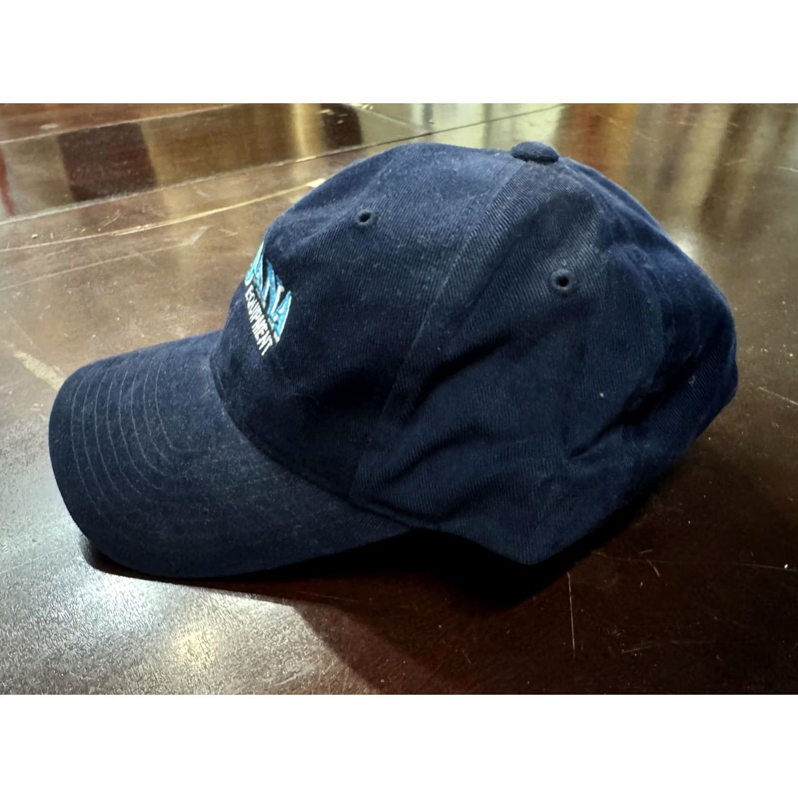 Vintage Yupoong Dejana Truck Equipment Hat Cap Strap Back Mens One Size Blue Workwear Baseball Cap Size ONE SIZE - 3 Thumbnail
