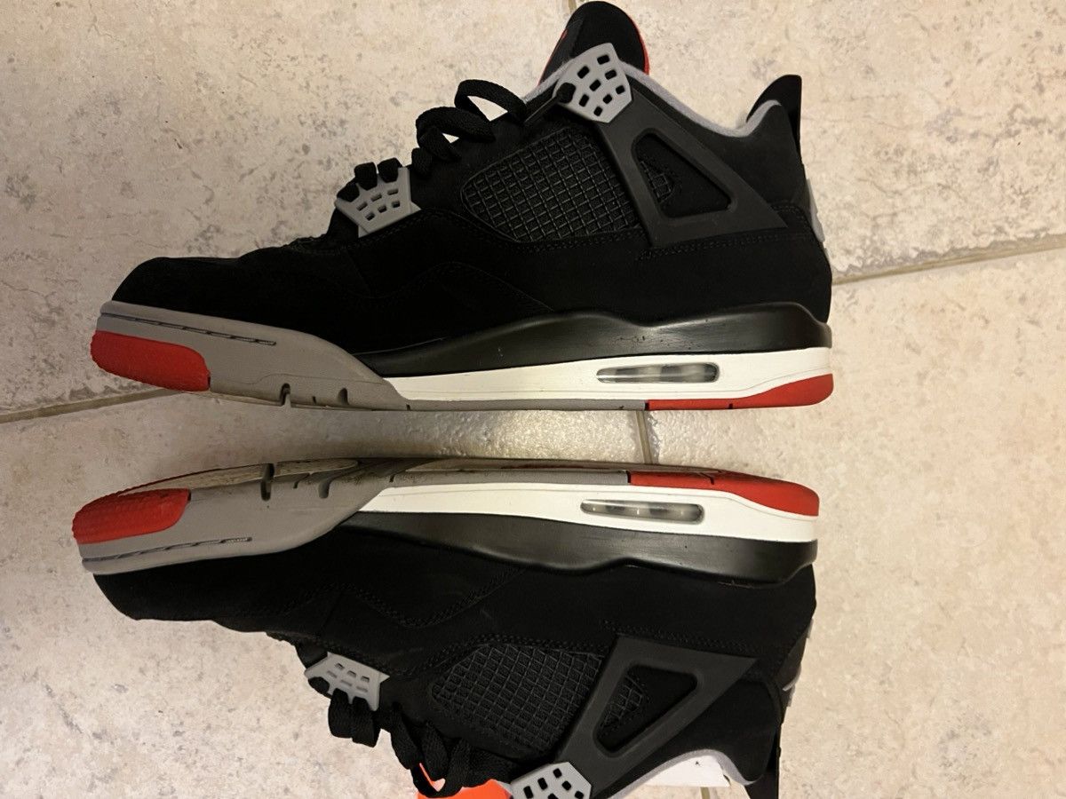 Jordan Brand Bred 4 Size 13 2019 Release Size US 13 / EU 46 - 3 Thumbnail