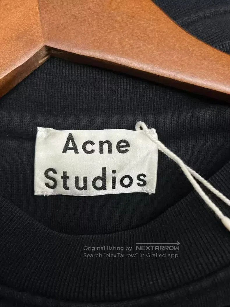 Acne Studios Acne Studios Black crewneck sweatshirt Size S / US 4 / IT 40 - 4 Thumbnail