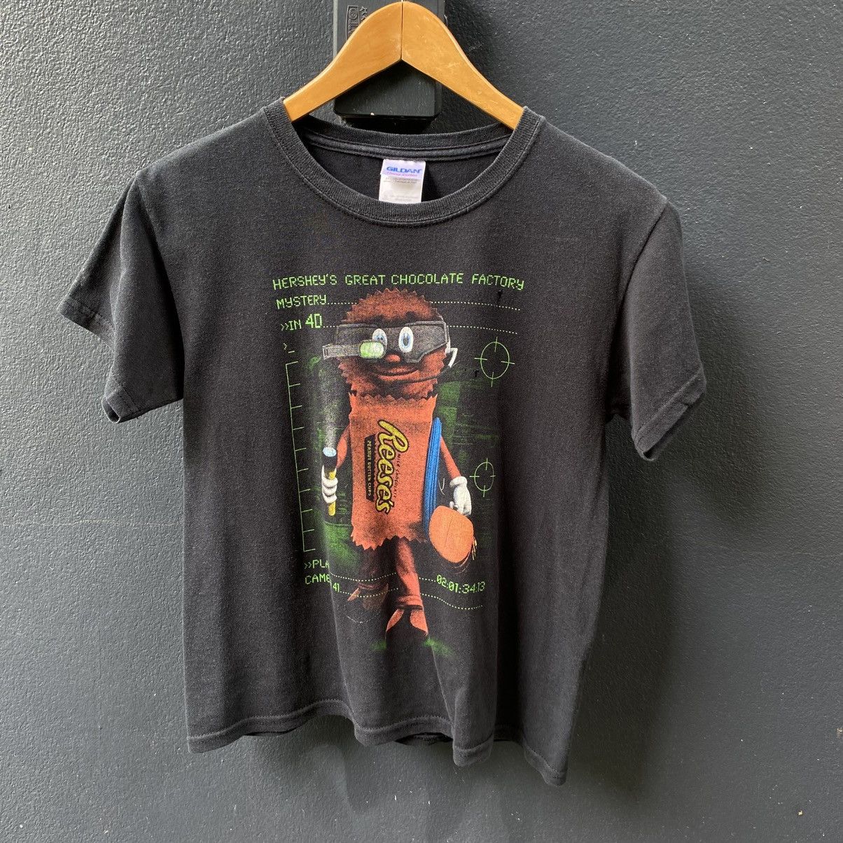 Gildan Reeses Gildan Black Logo Print Crewneck T-Shirt Size S / US 4 / IT 40 - 1 Thumbnail