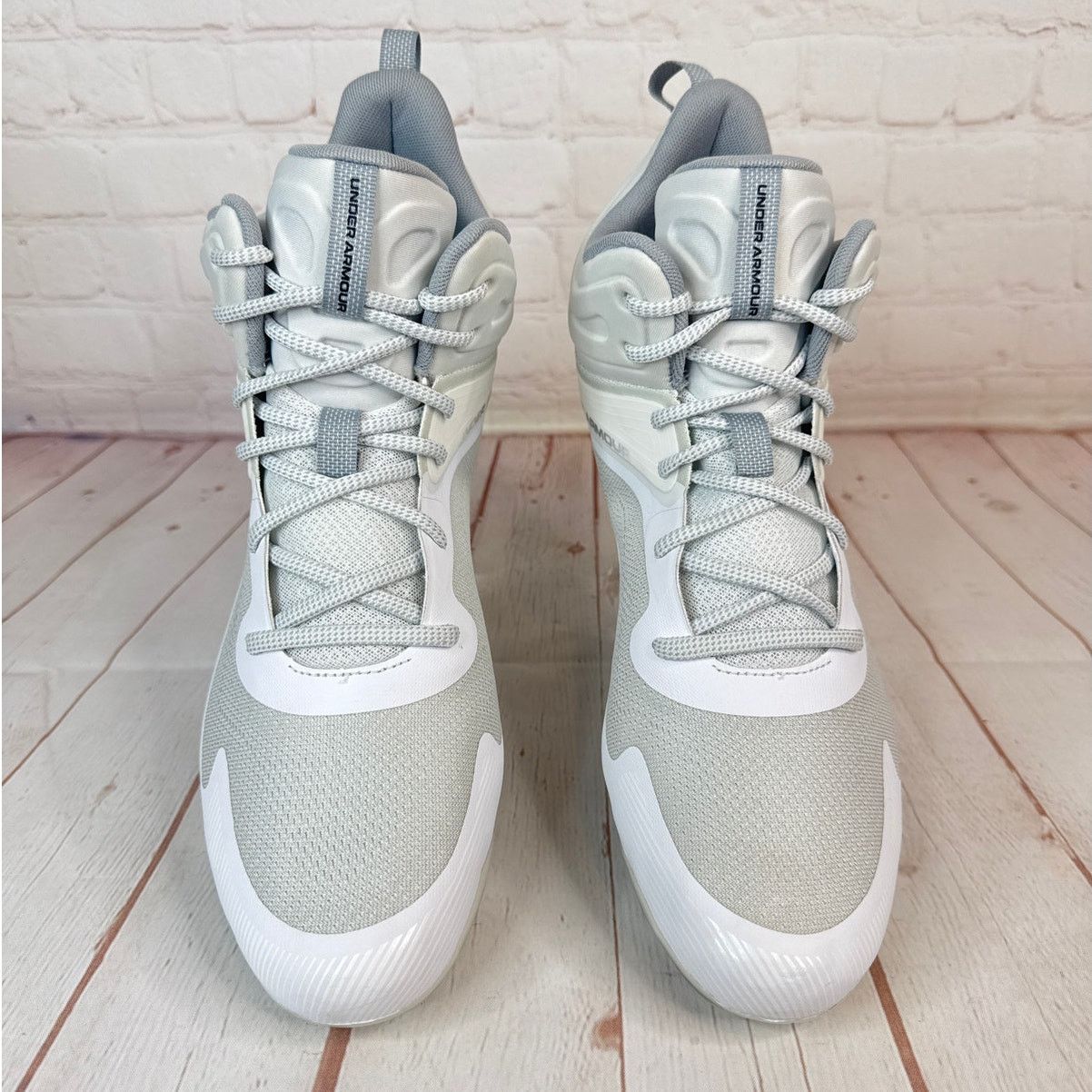 Under Armour Under Armour Command MC Mid White Lacrosse Cleats Mens Sz 13 Size US 13 / EU 46 - 6 Thumbnail