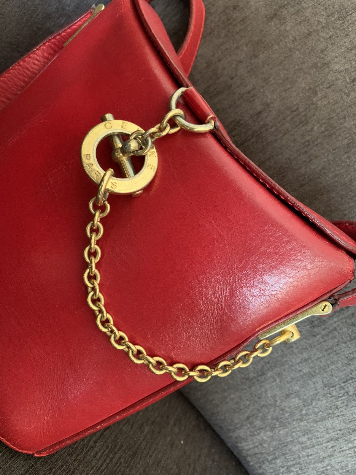 Celine Vintage celine mini sangle bucket bag Size ONE SIZE - 13 Thumbnail