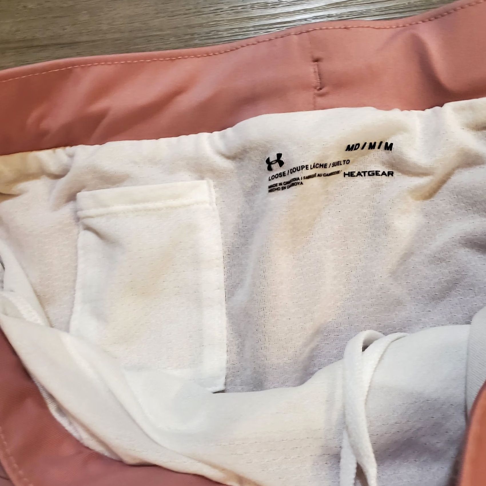 Under Armour Under Armour Womens Sport Shorts Pink Mauve Athletic Running Sz Medium Polyester Leggings Size 32" / US 10 / IT 46 - 4 Thumbnail