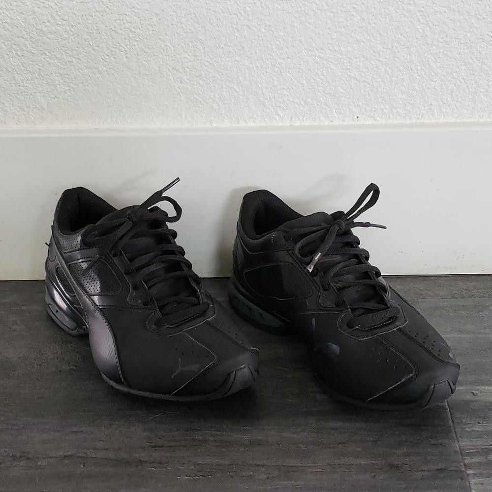 Puma Black Puma Eco Ortholite Running Sneaks Size US 7 / IT 37 - 1 Thumbnail