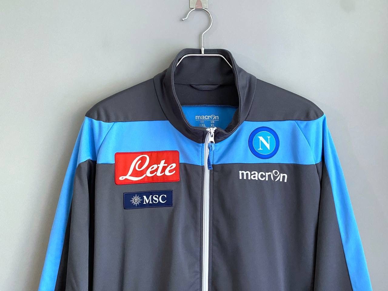 Macron Macron SSC Napoli 2012/2013 Soccer Track Jacket, Size XXL Size US XXL / EU 58 / 5 - 3 Thumbnail