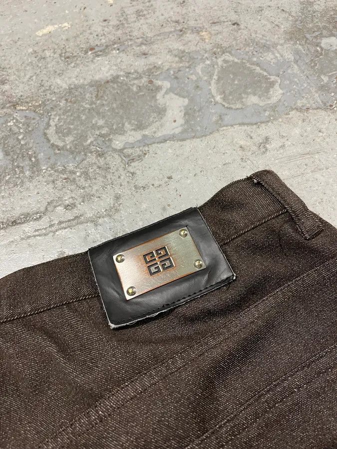 Givenchy 2000s Givenchy Wide Brown Pants Size US 32 / EU 48 - 10 Thumbnail