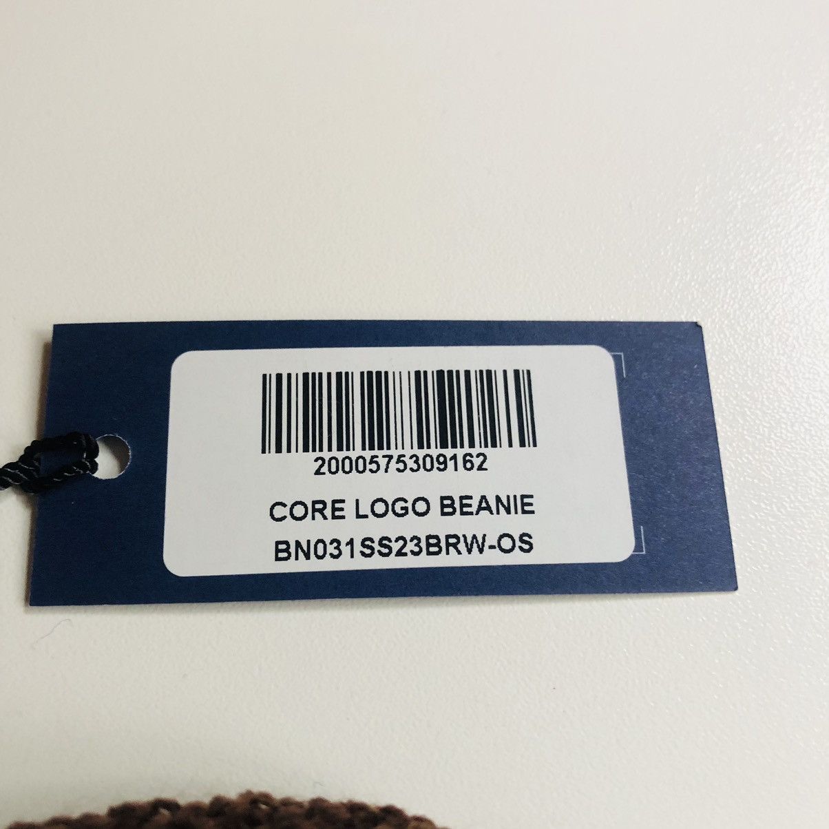 Noah Noah Core Logo Beanie Mahogany Size ONE SIZE - 3 Thumbnail