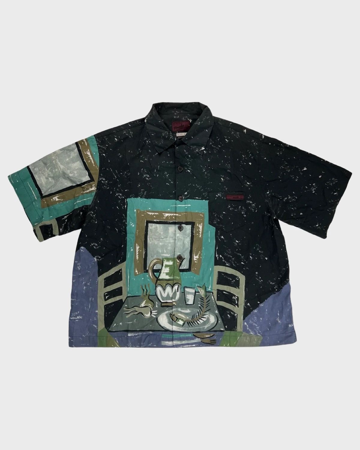 Prada 16FW mouse painting shirt | Grailed
