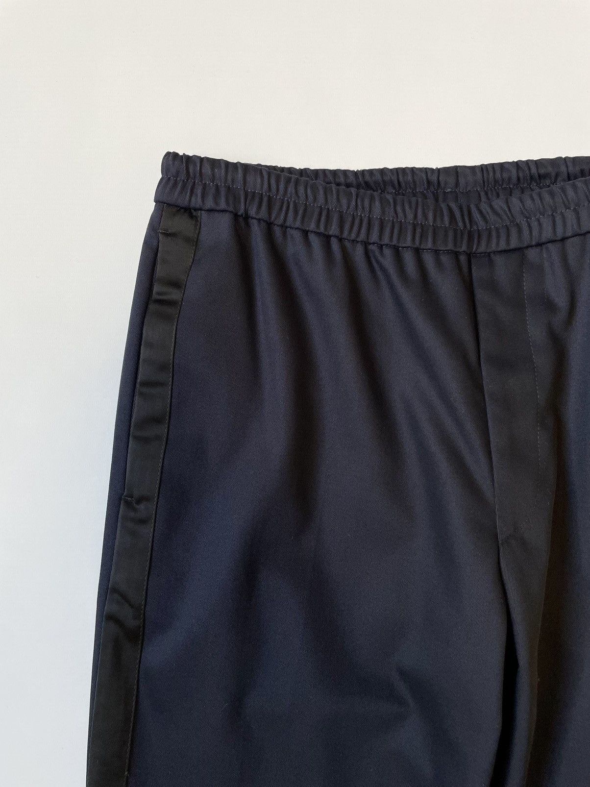 Dries Van Noten ‘Parkino’ Dark Blue Side Stripe Trousers Size US 32 / EU 48 - 5 Thumbnail
