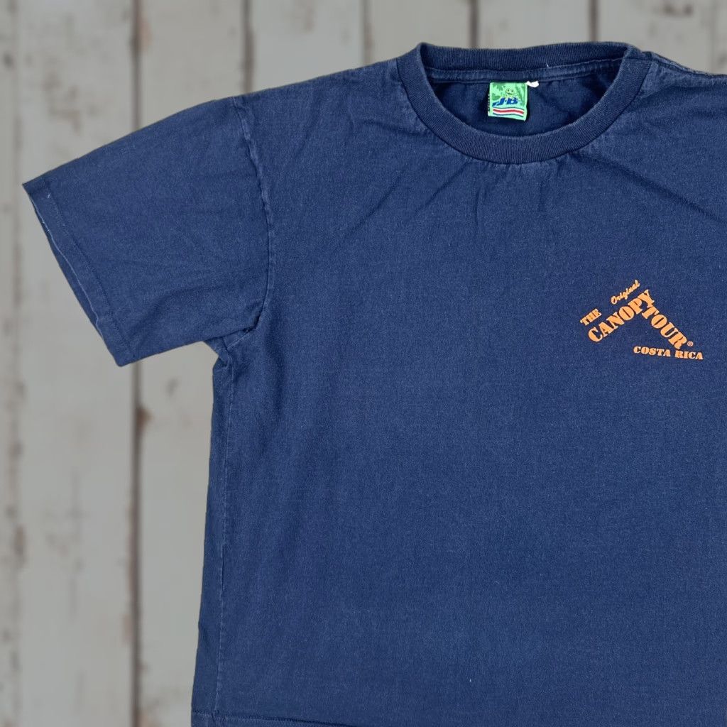 Vintage VINTAGE J.B. T Shirt 90s Costa Rica Canopy Tour Blue Mens L Graphic Tee Size US L / EU 52-54 / 3 - 1 Thumbnail