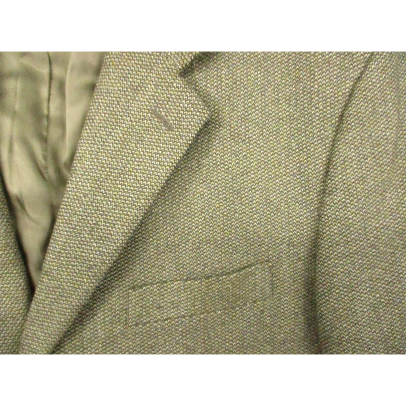 Ralph Lauren LAUREN RALPH LAUREN Sport Jacket 42L Blazer Brown Wool Tweed Notch Lapel Wool Lining 4-Button Sleeve Men Blazer 42L Regular Vintage Sports Theme Mens Size 42R - 2 Thumbnail