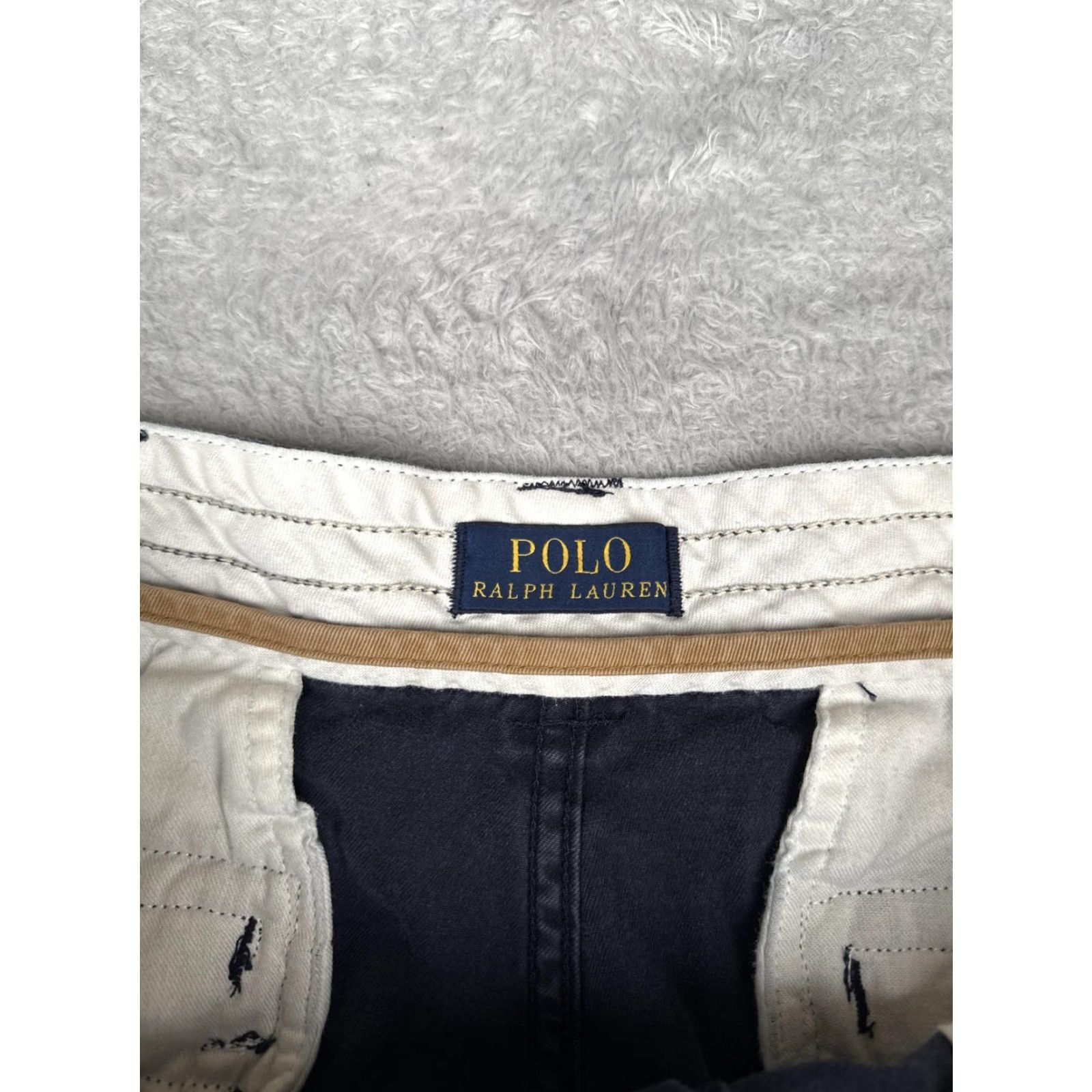 Polo Ralph Lauren Polo Ralph Lauren Shorts Mens 36 Cargo Navy Blue 100% Cotton Pockets Casual Pants Size US M / EU 48-50 / 2 - 7 Thumbnail