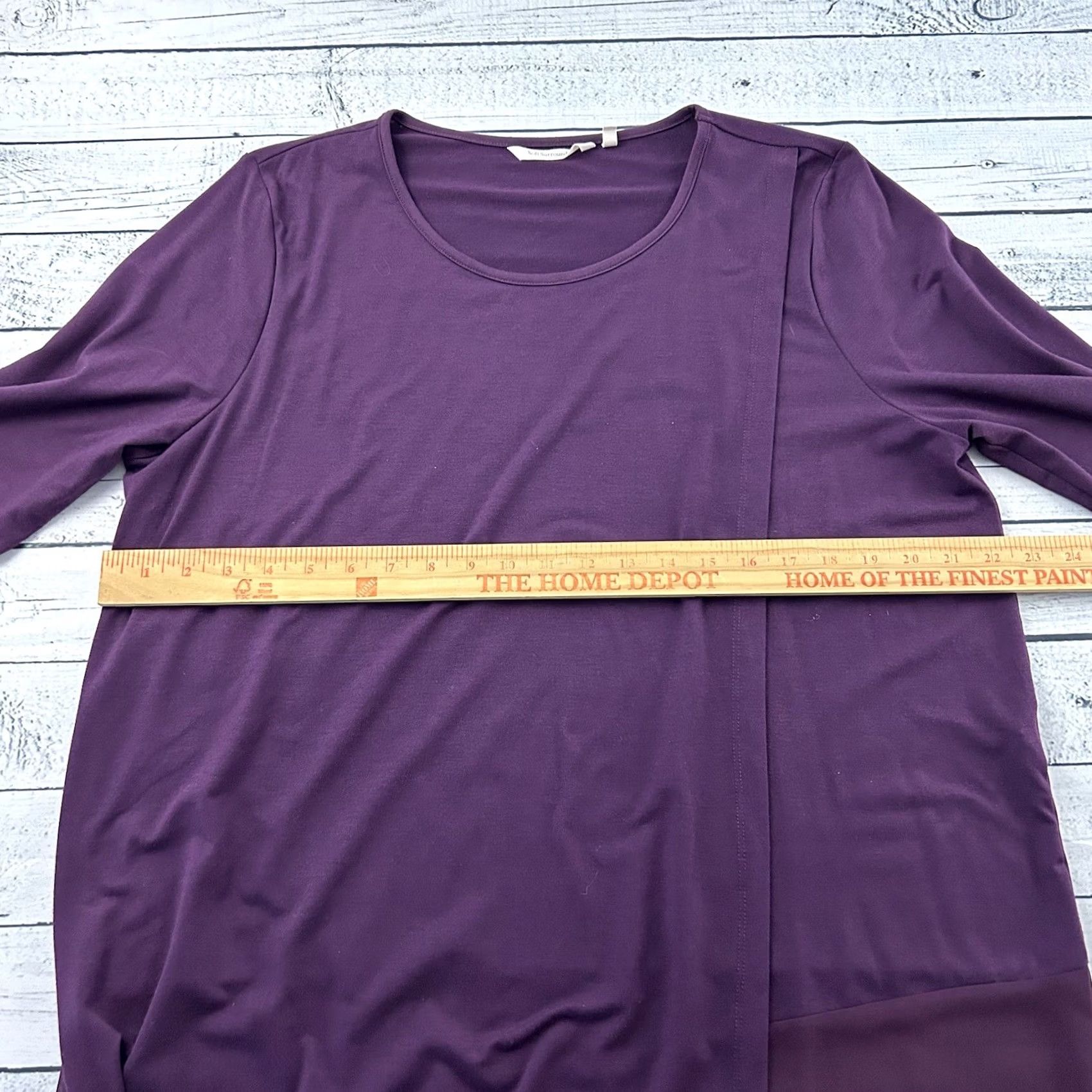 Soft Surroundings Soft Surroundings Long Sleeve Shirt Women's XL Red Solid Button-Up Ladies XL Size XL / US 12-14 / IT 48-50 - 4 Thumbnail