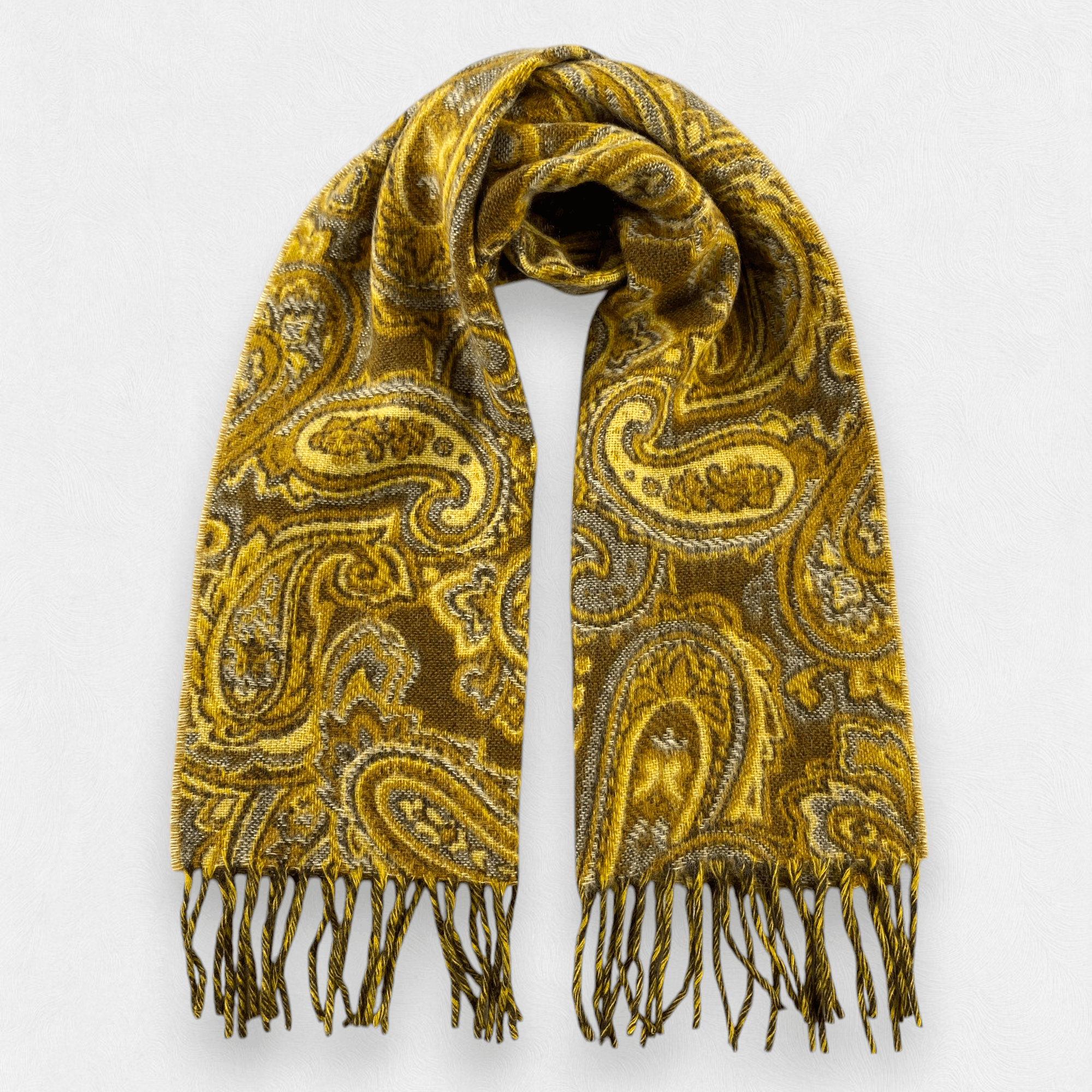 Etro Etro Milano Luxury Scarf 50/50 Lambswool Kashmir Paisley Size ONE SIZE - 1 Thumbnail