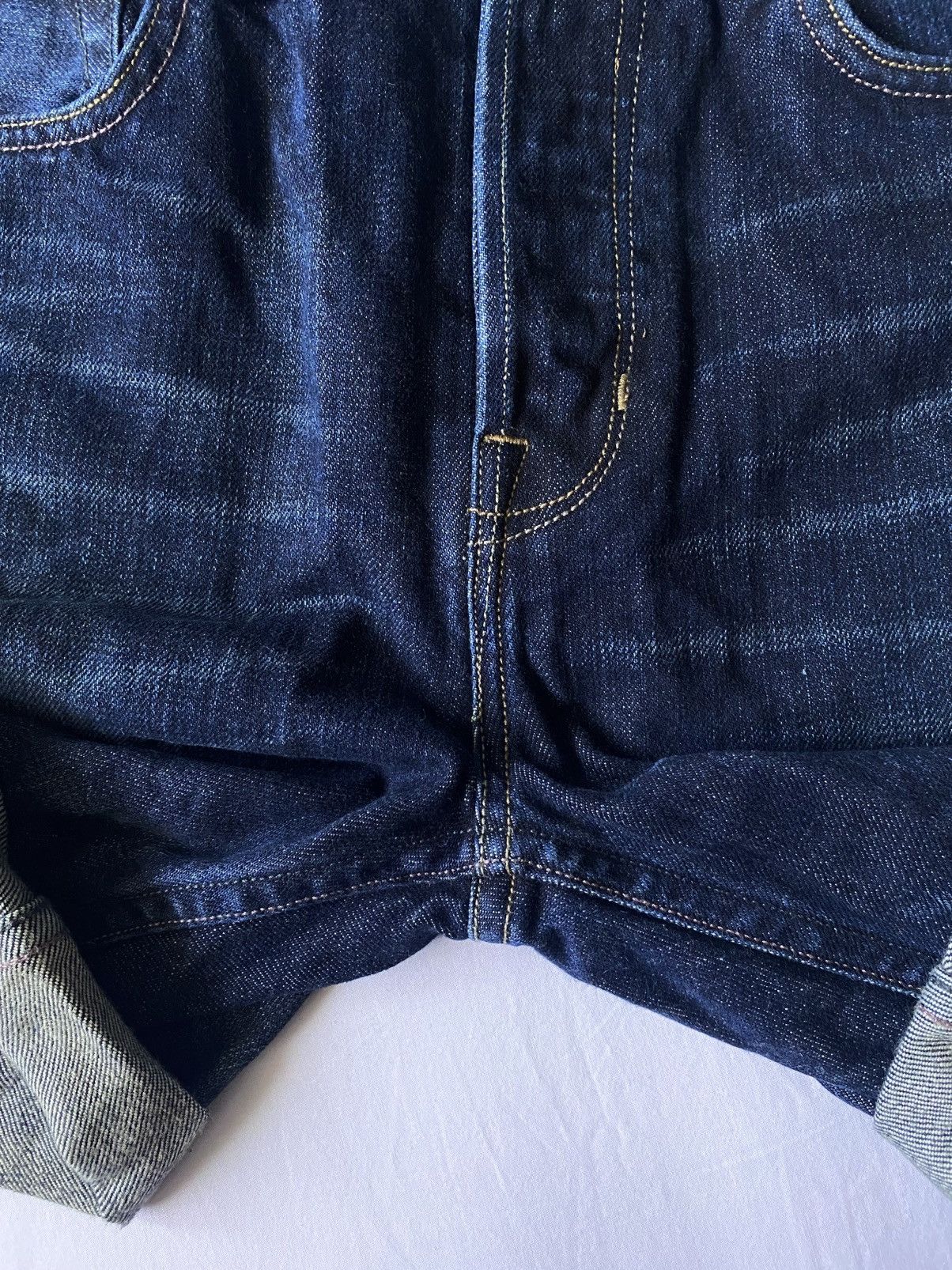 Allsaints Allsaints Deathstar Iggy Selvedge Distressed Denim Shorts Size US 32 / EU 48 - 16 Thumbnail
