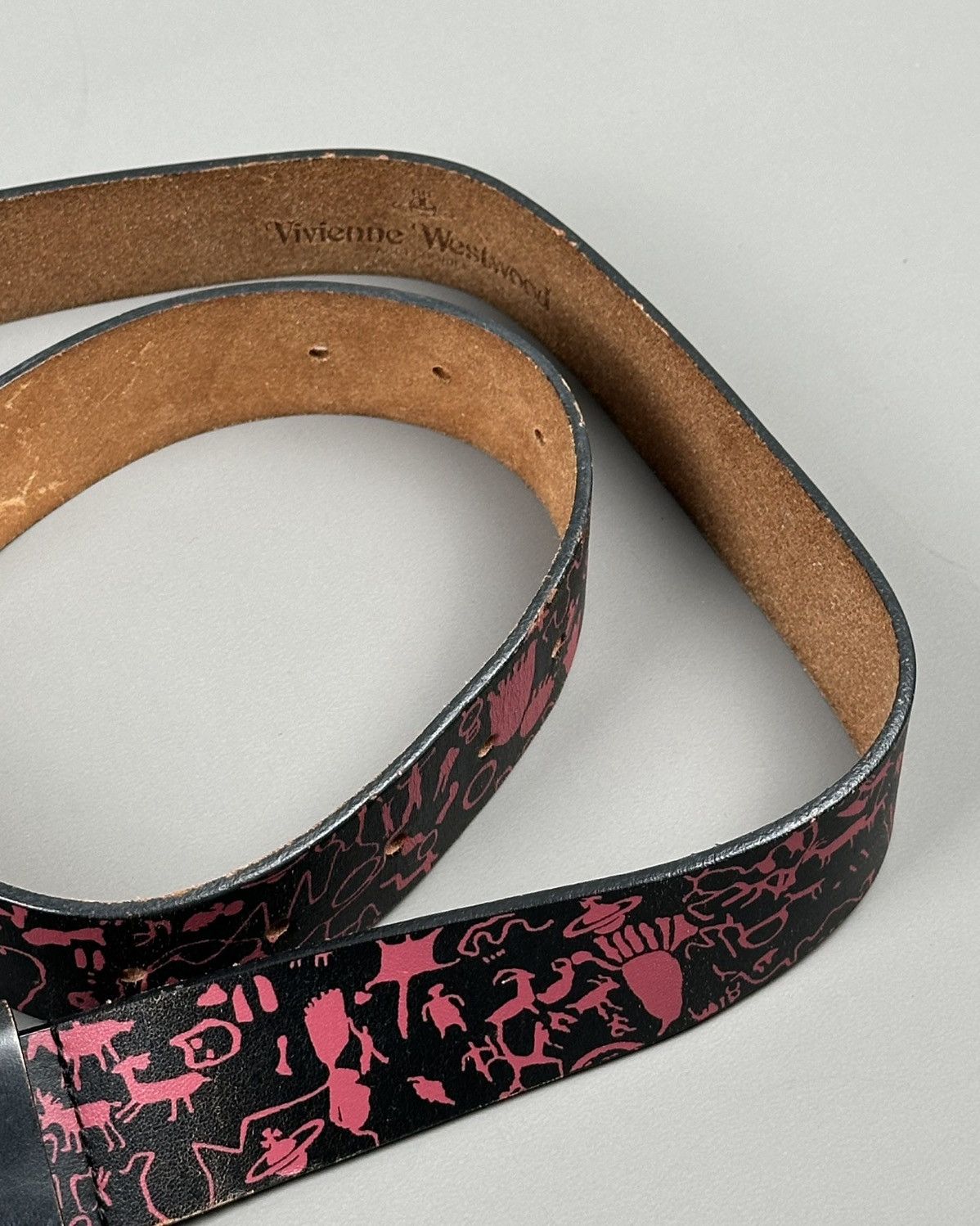 Vivienne Westwood Vivienne Westwood - Multi Logo Motif - Silver Buckle Belt Size ONE SIZE - 9 Thumbnail